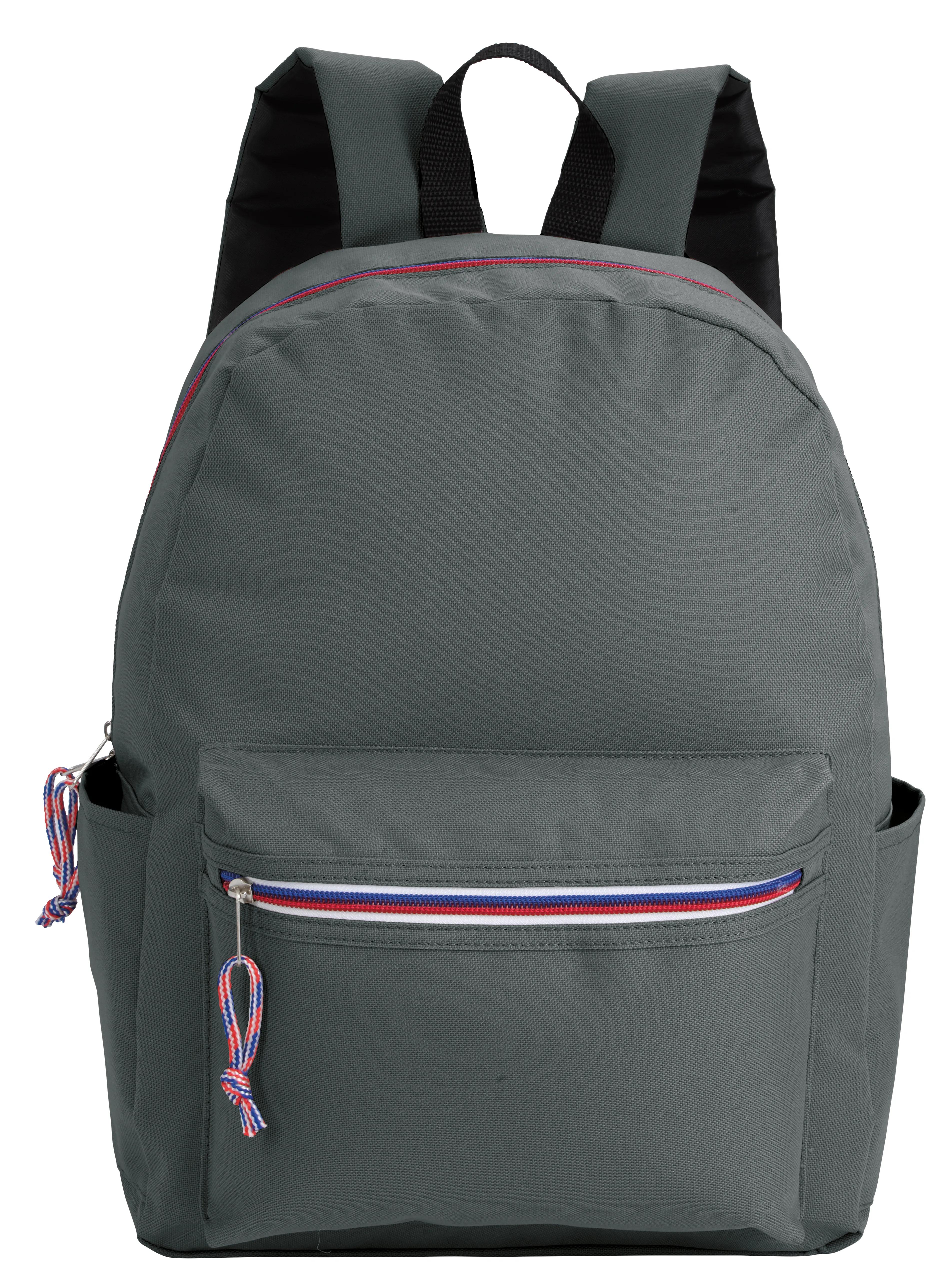 Tri-Color Zipper Backpack 23 of 28