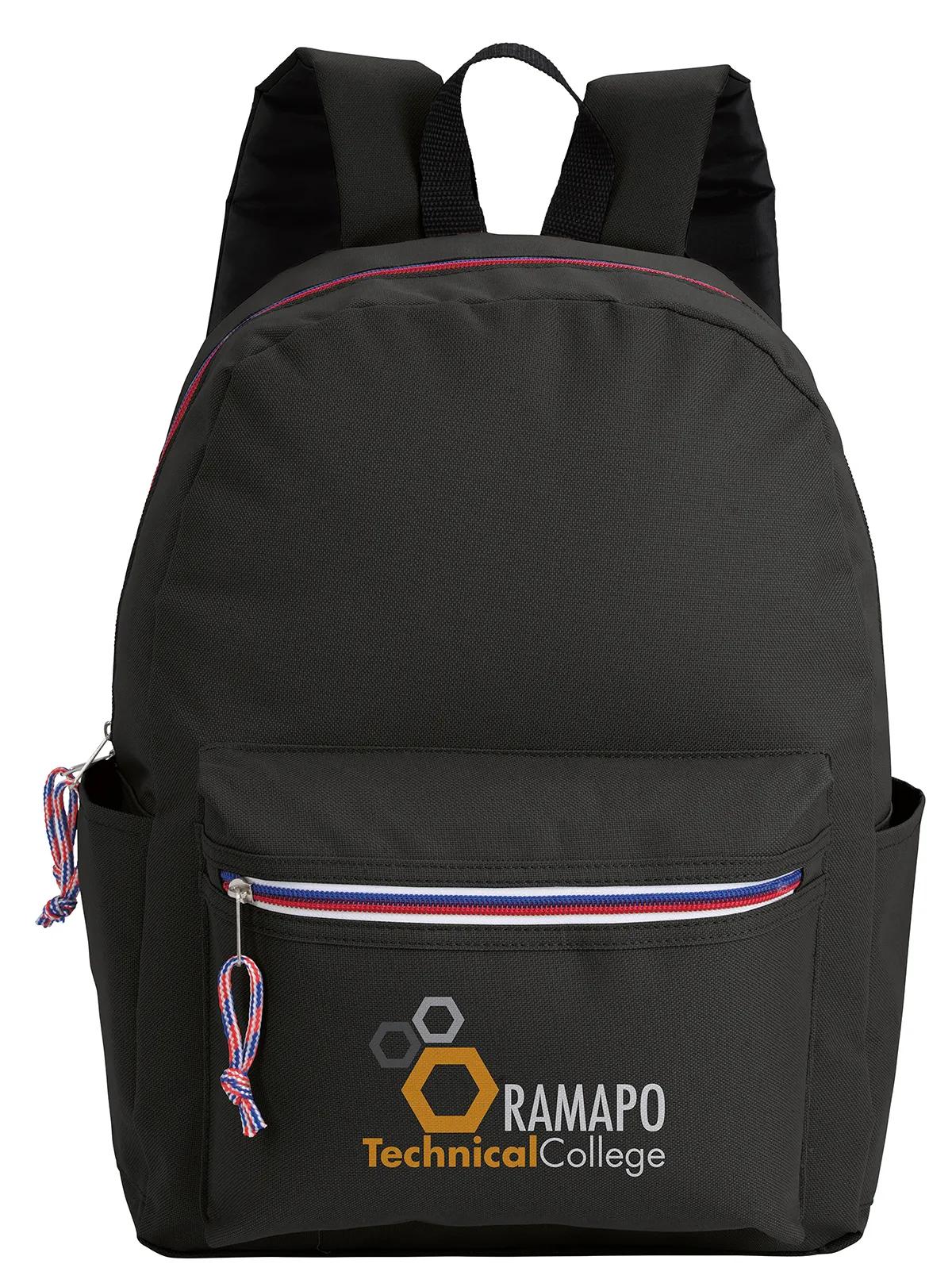 Tri-Color Zipper Backpack 7 of 28