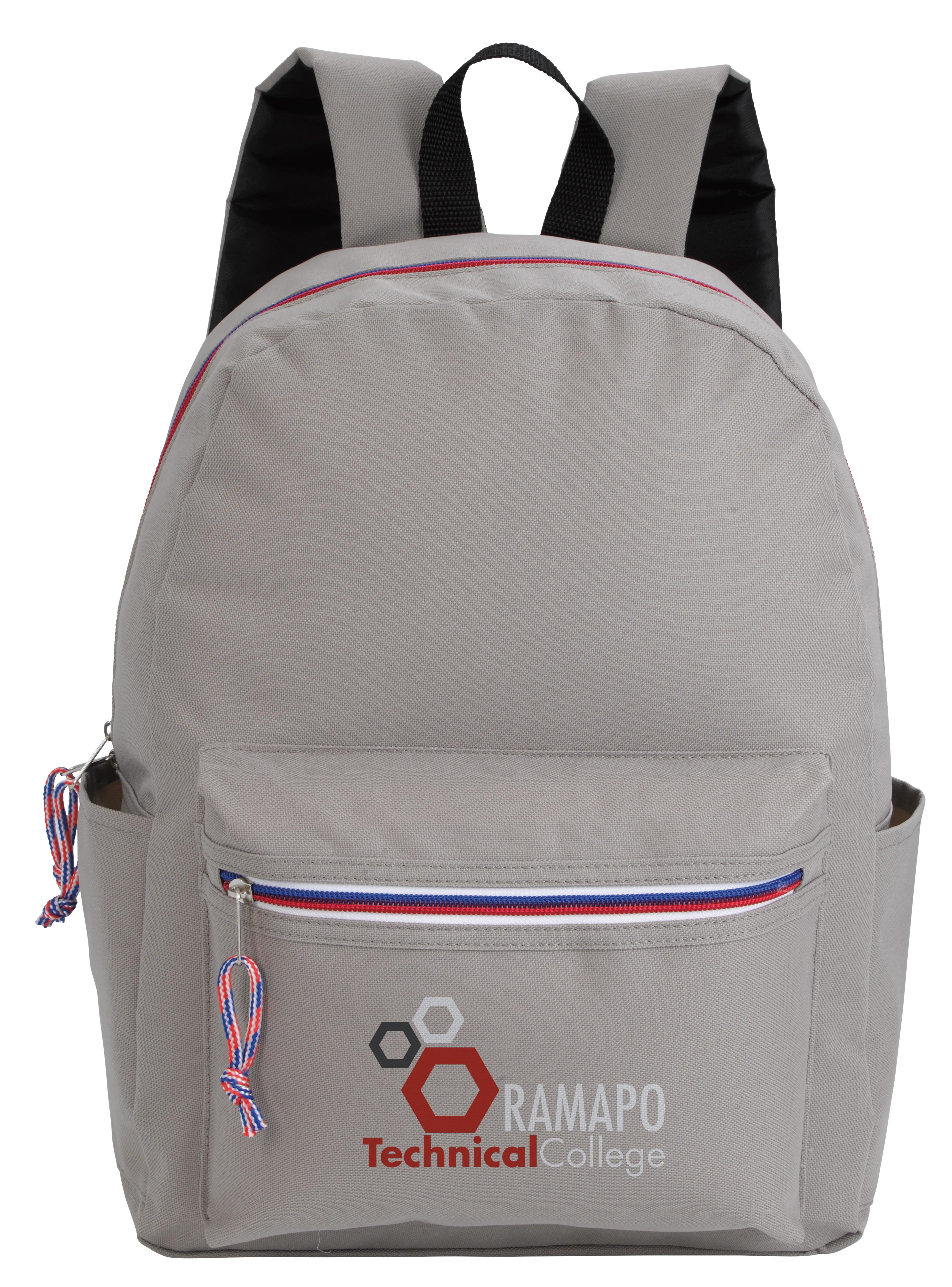 Tri-Color Zipper Backpack 13 of 28