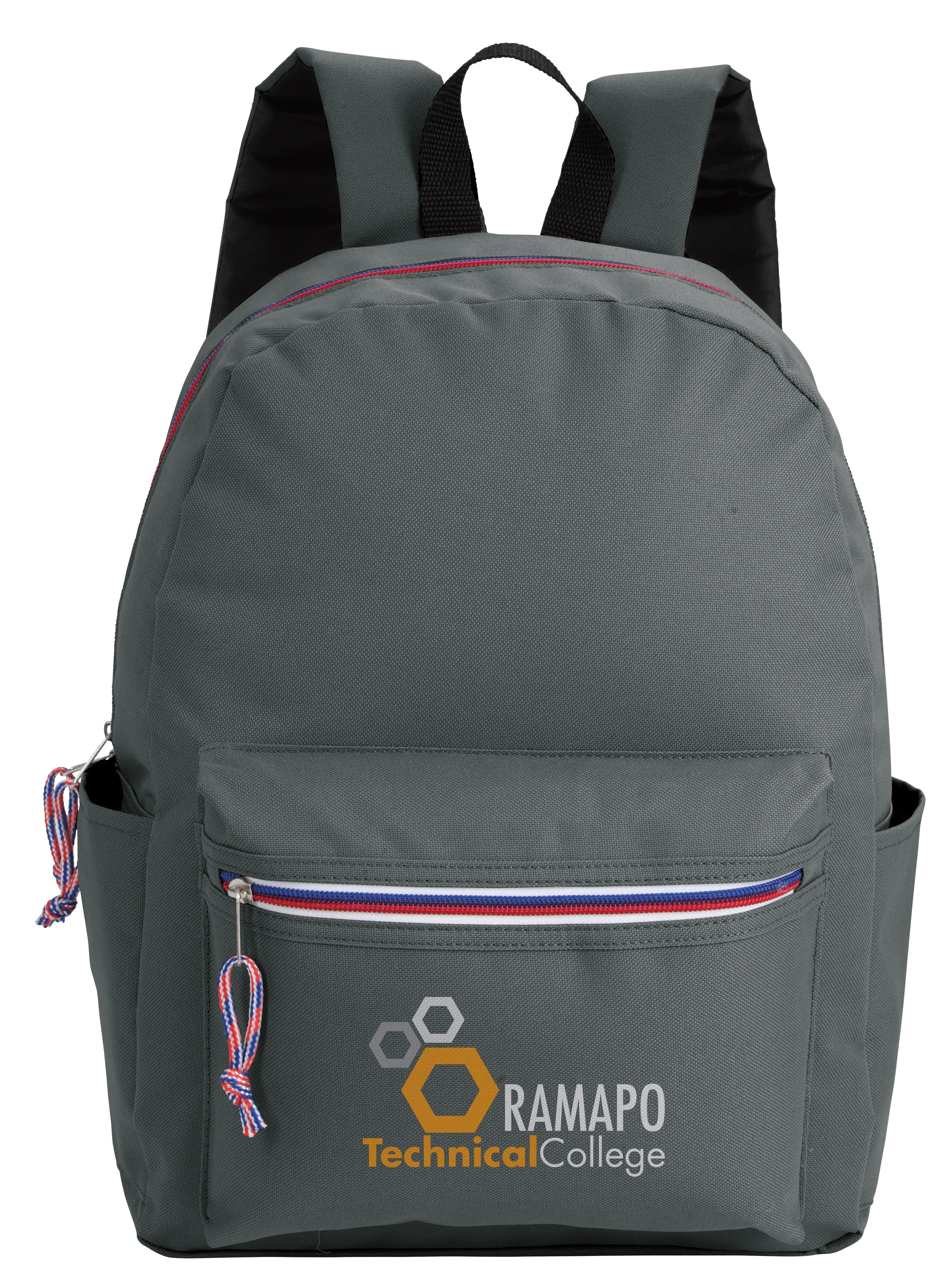 Tri-Color Zipper Backpack 25 of 28