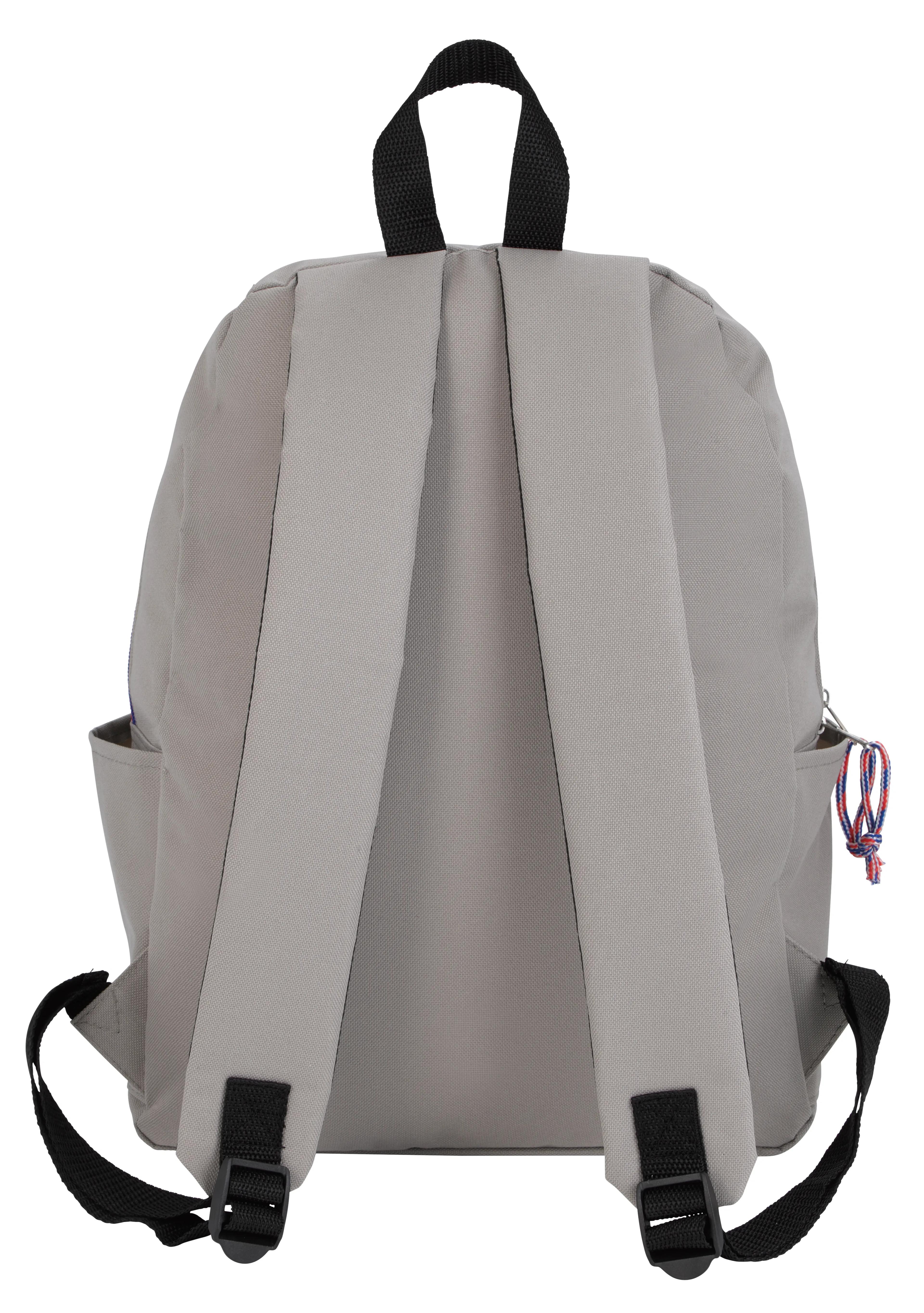 Tri-Color Zipper Backpack 24 of 28