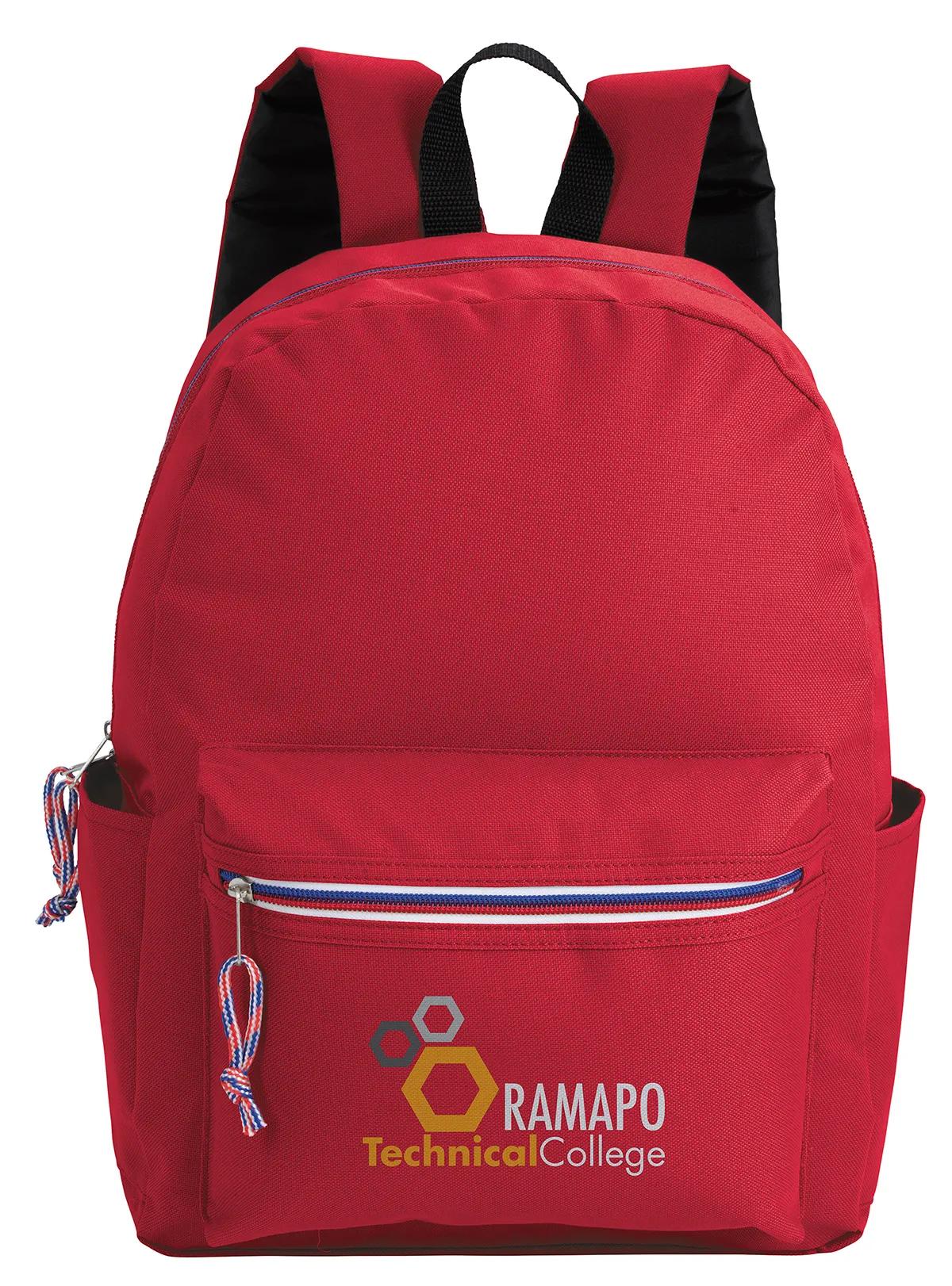 Tri-Color Zipper Backpack 15 of 28