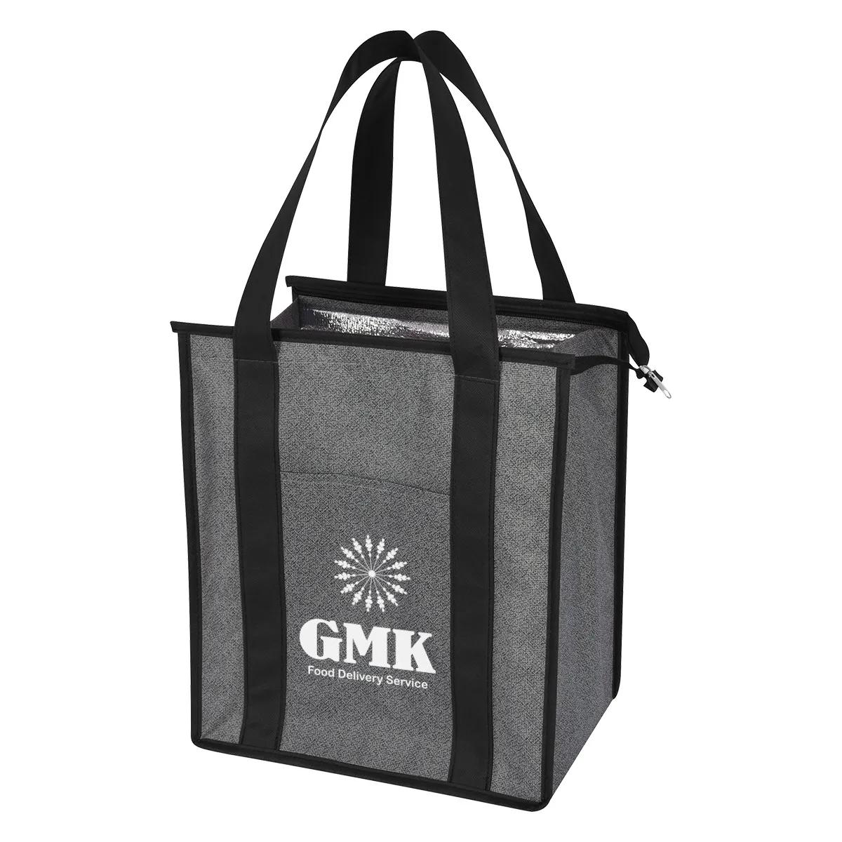 HEATHERED NON-WOVEN COOLER TOTE BAG