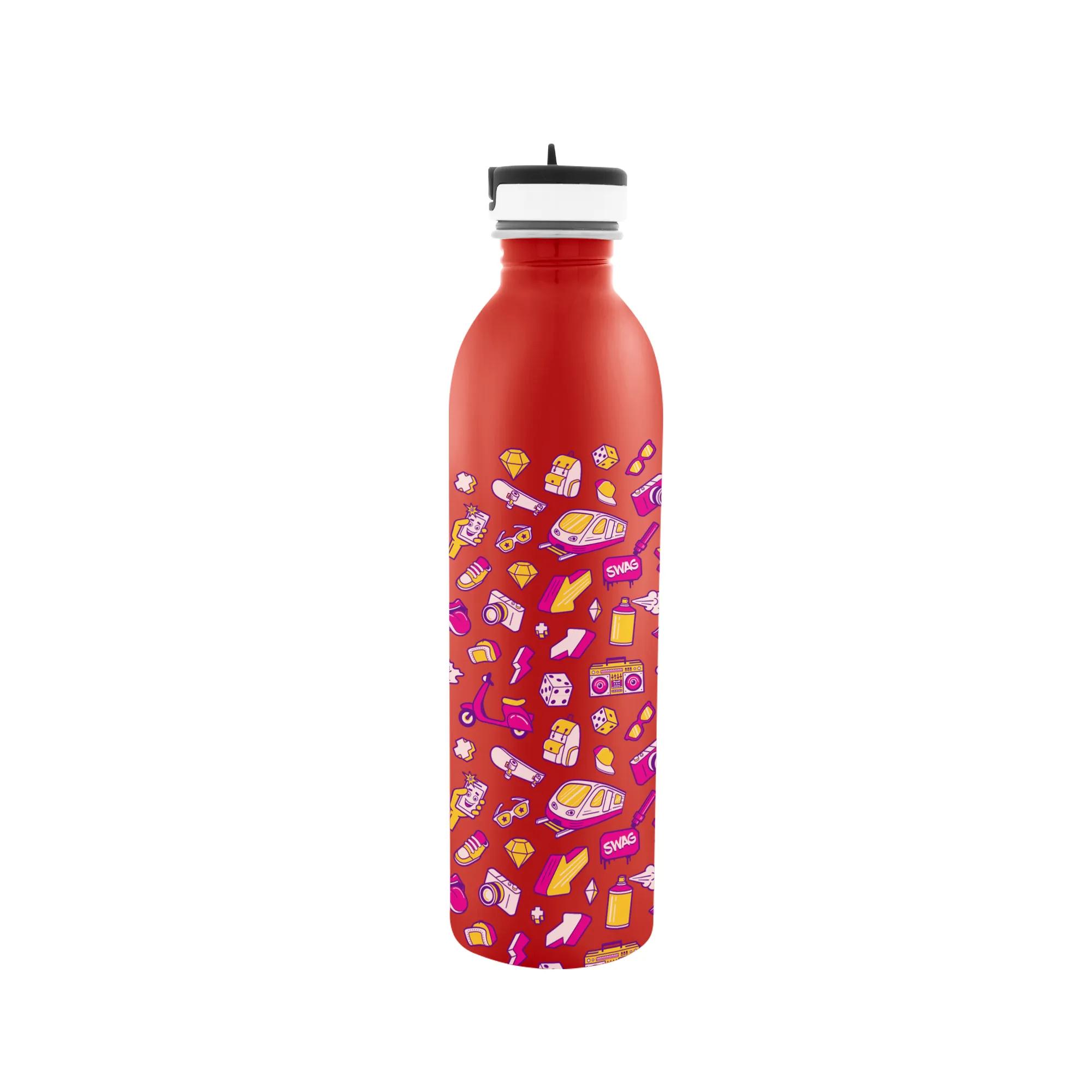 24 Oz. Full Color Stainless Steel Newcastle Bottle 4 of 5