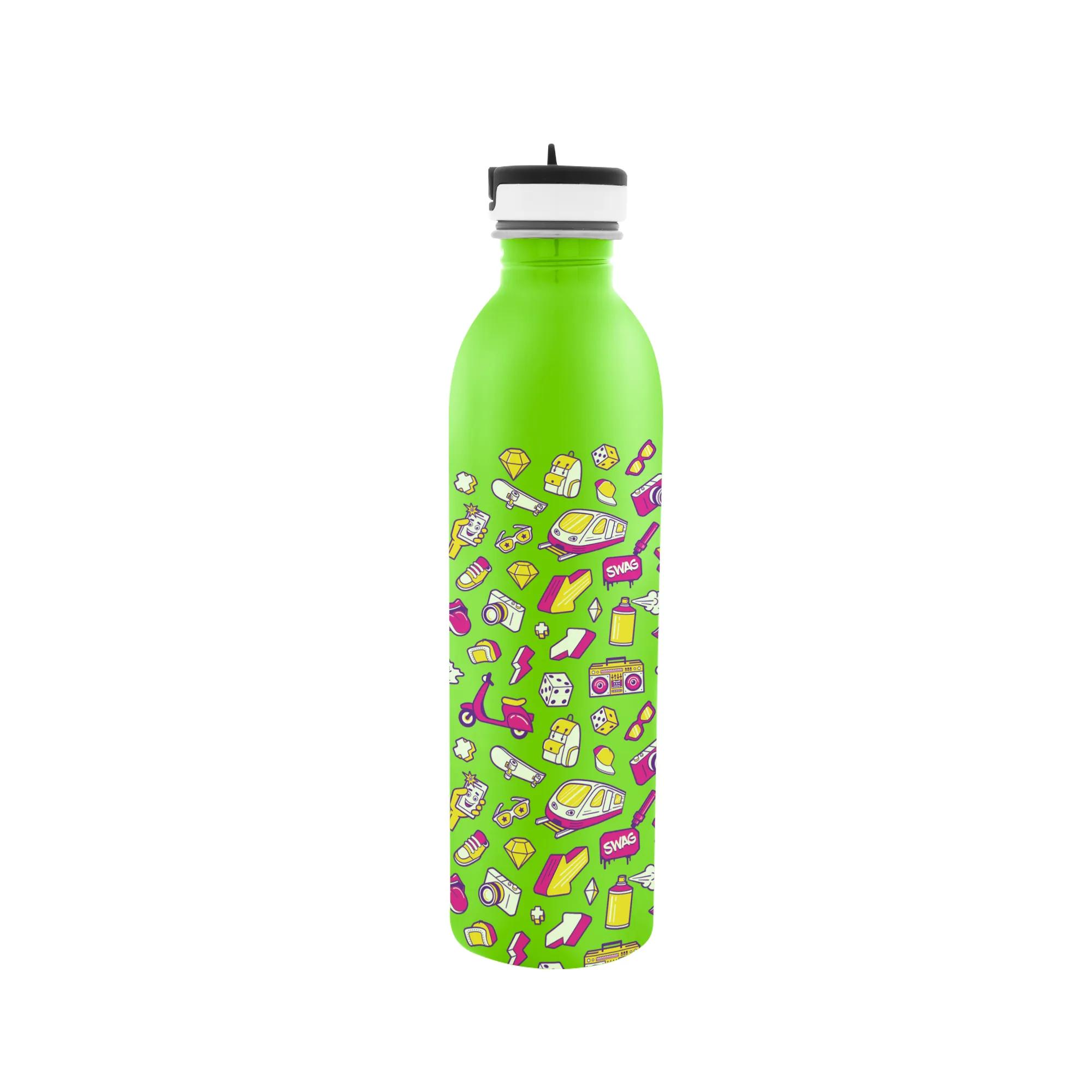 24 Oz. Full Color Stainless Steel Newcastle Bottle 3 of 5