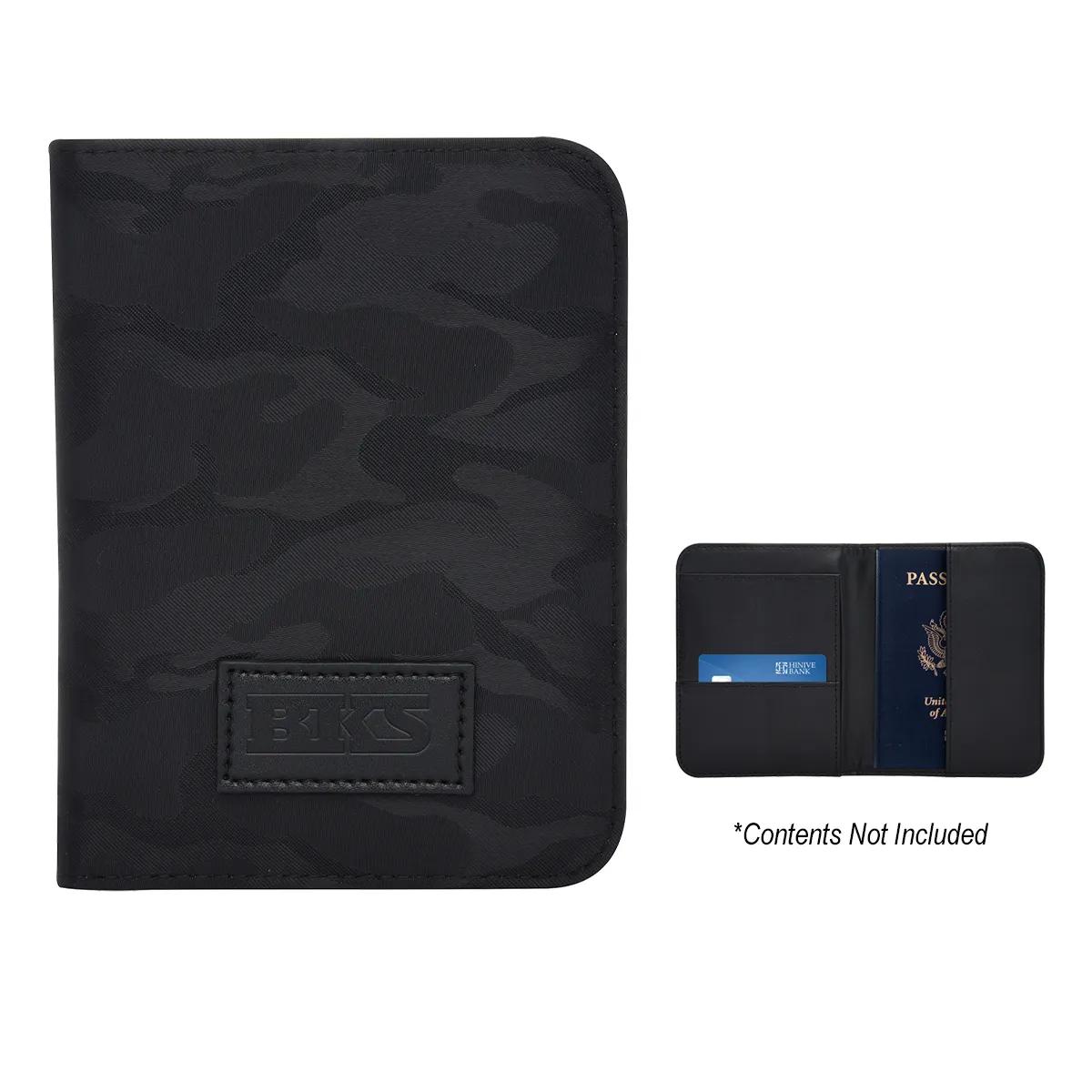 Midnight Camo Passport Holder 1 of 1