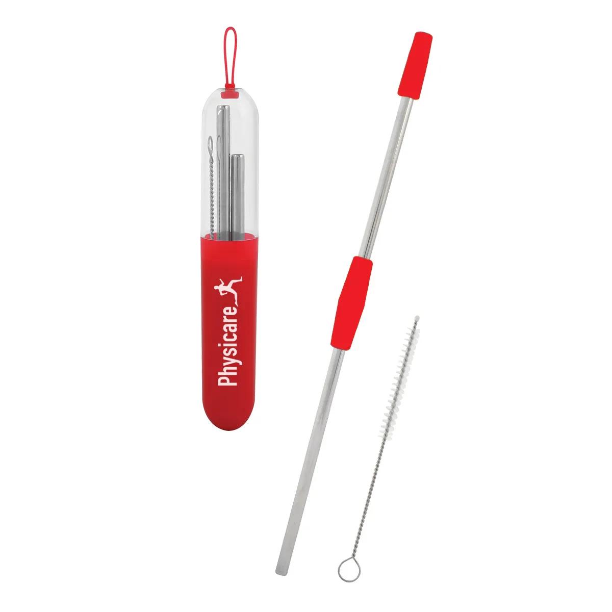 2-Piece Stainless Steel Straw Kit 2 of 4
