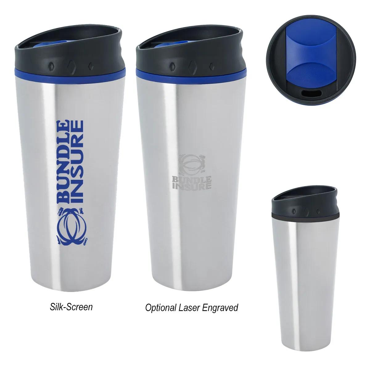 15 Oz. Stainless Steel Diamond Tumbler