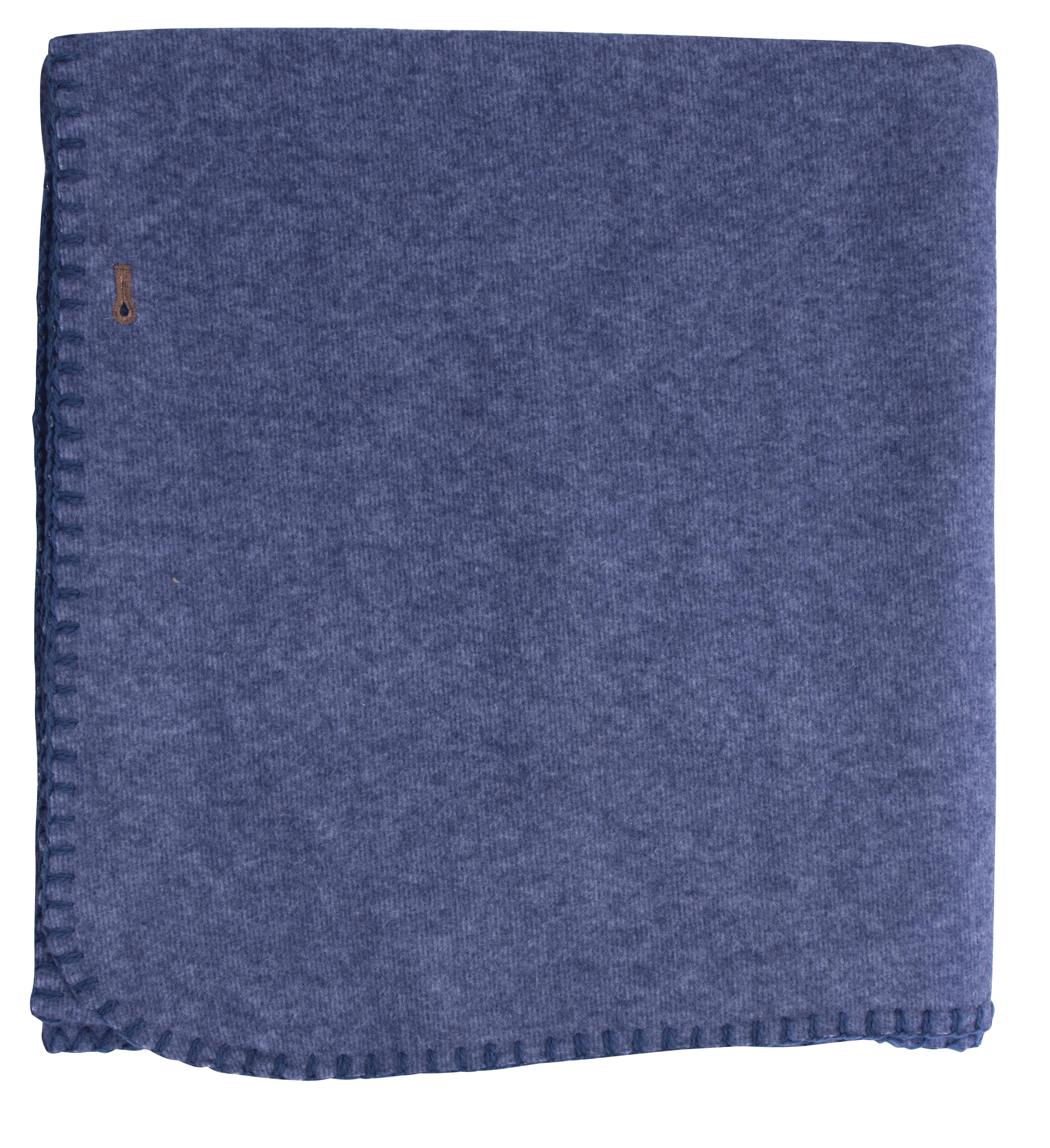 Heathered Shawl Blanket with Button 17 of 25