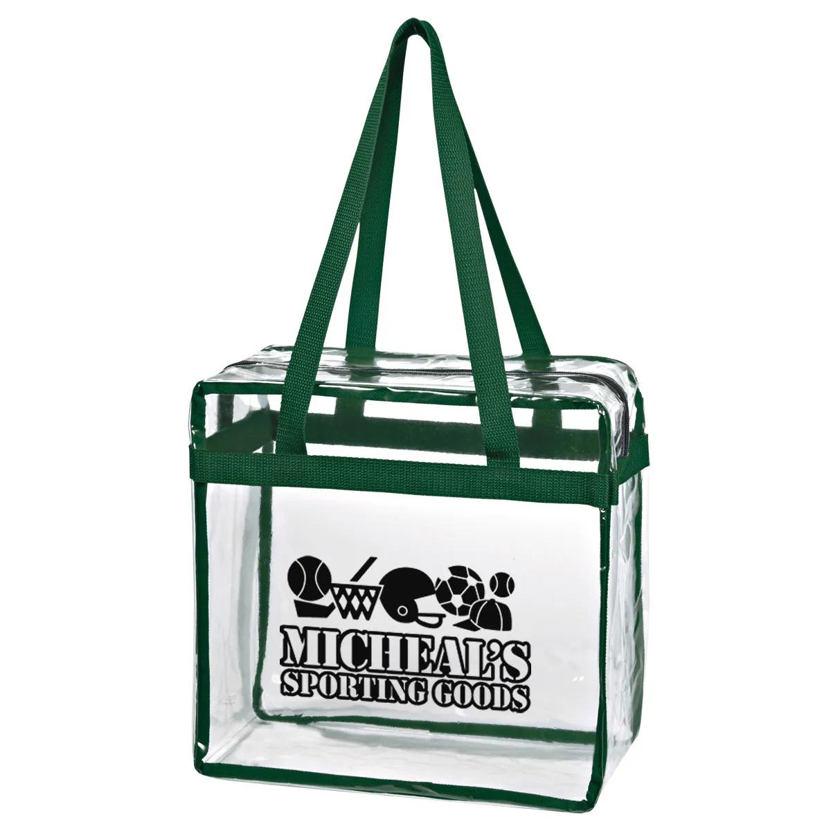 Clear Tote Bag With Zipper 2 of 5