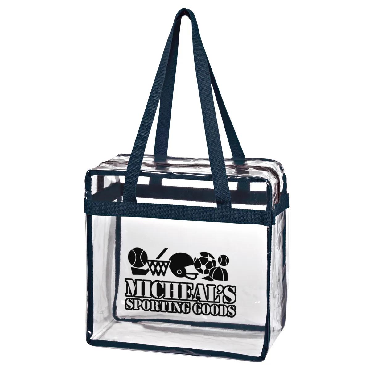 Clear Tote Bag With Zipper 3 of 5