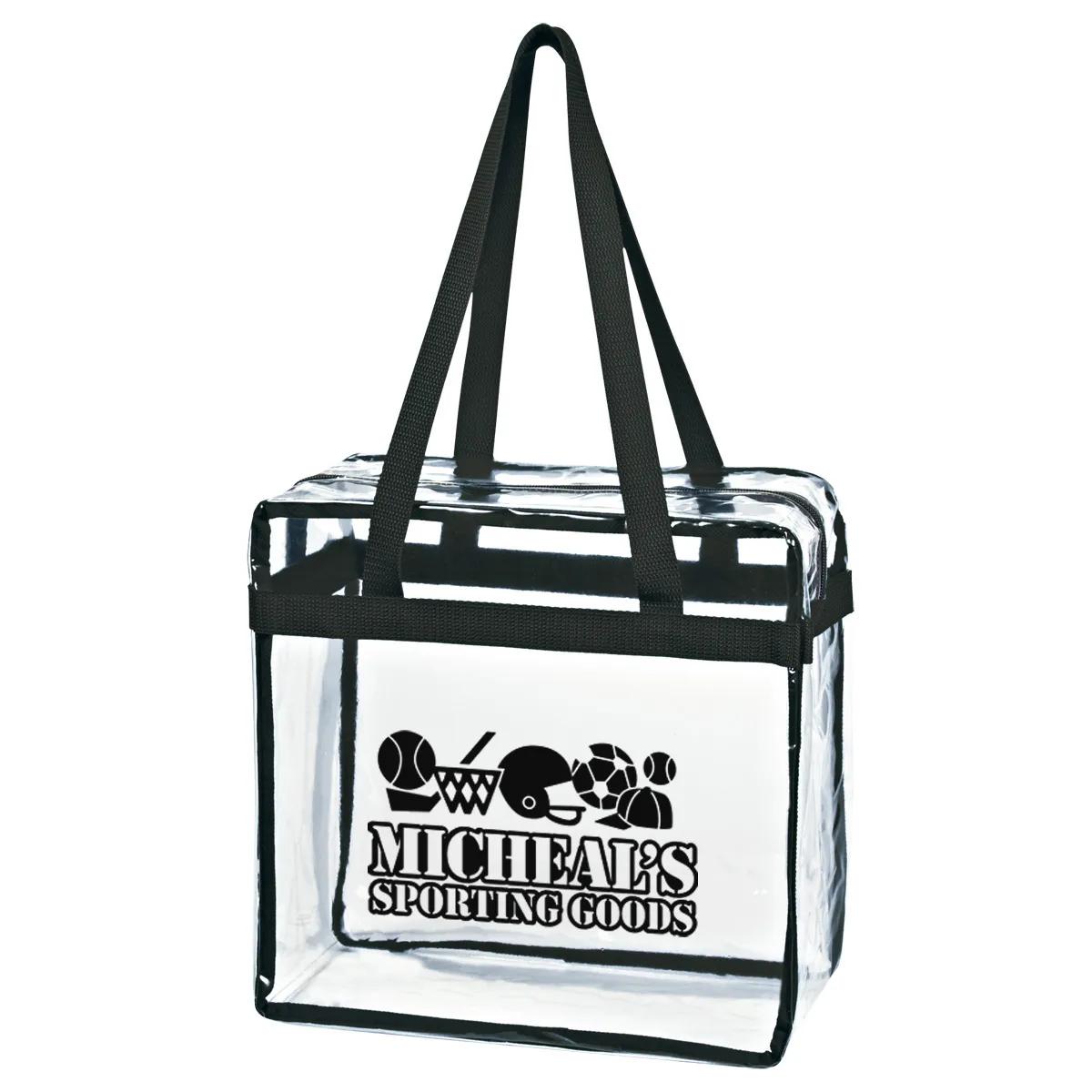 Clear Tote Bag With Zipper 1 of 5