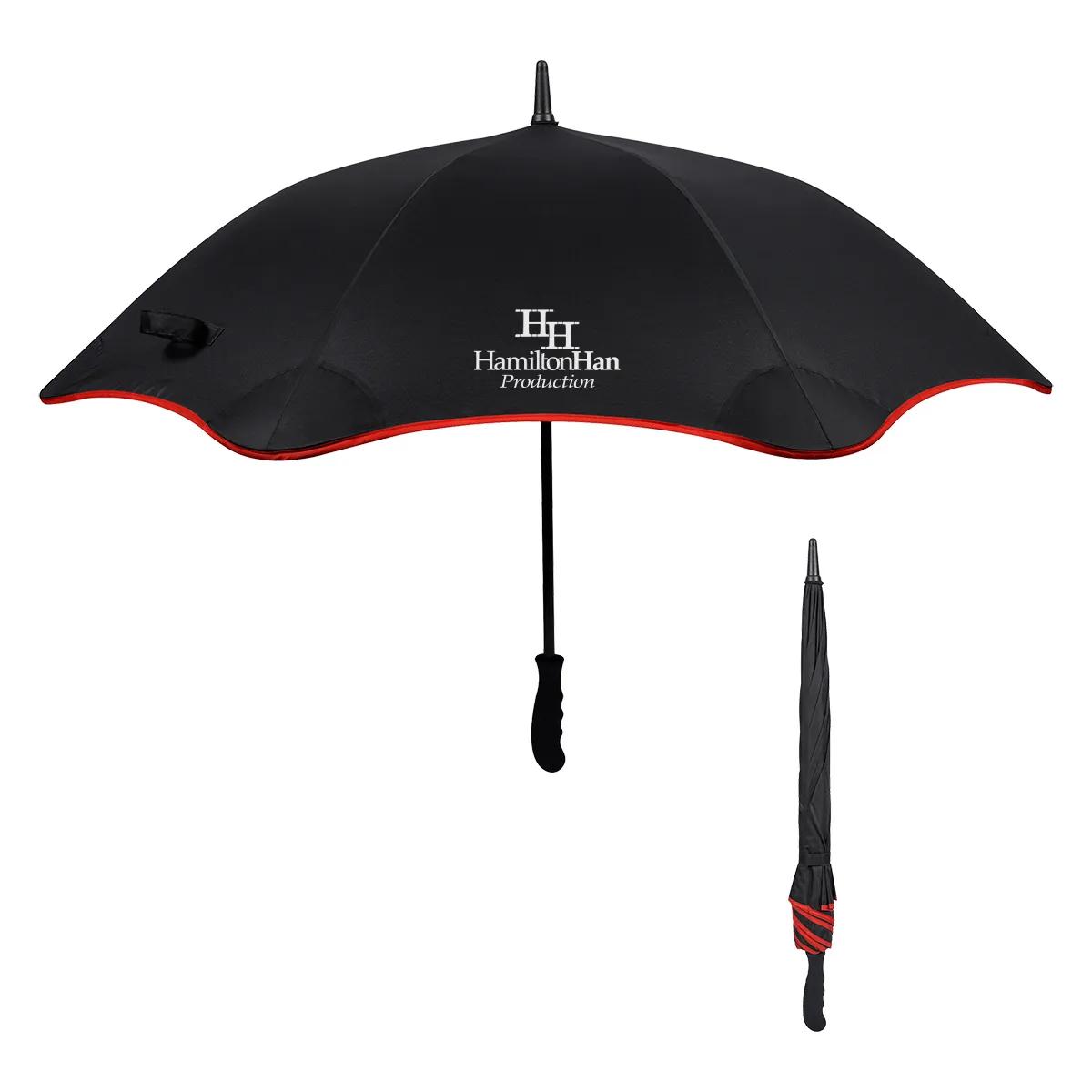 46" ARC SCALLOPED EDGE UMBRELLA 2 of 4