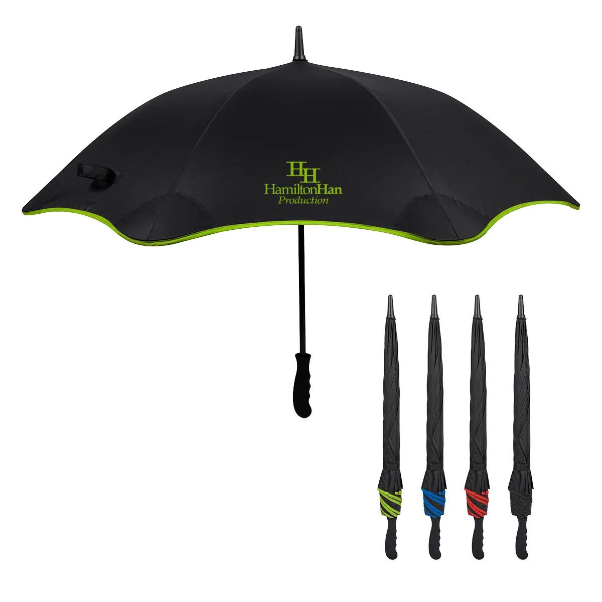 46" ARC SCALLOPED EDGE UMBRELLA 3 of 4