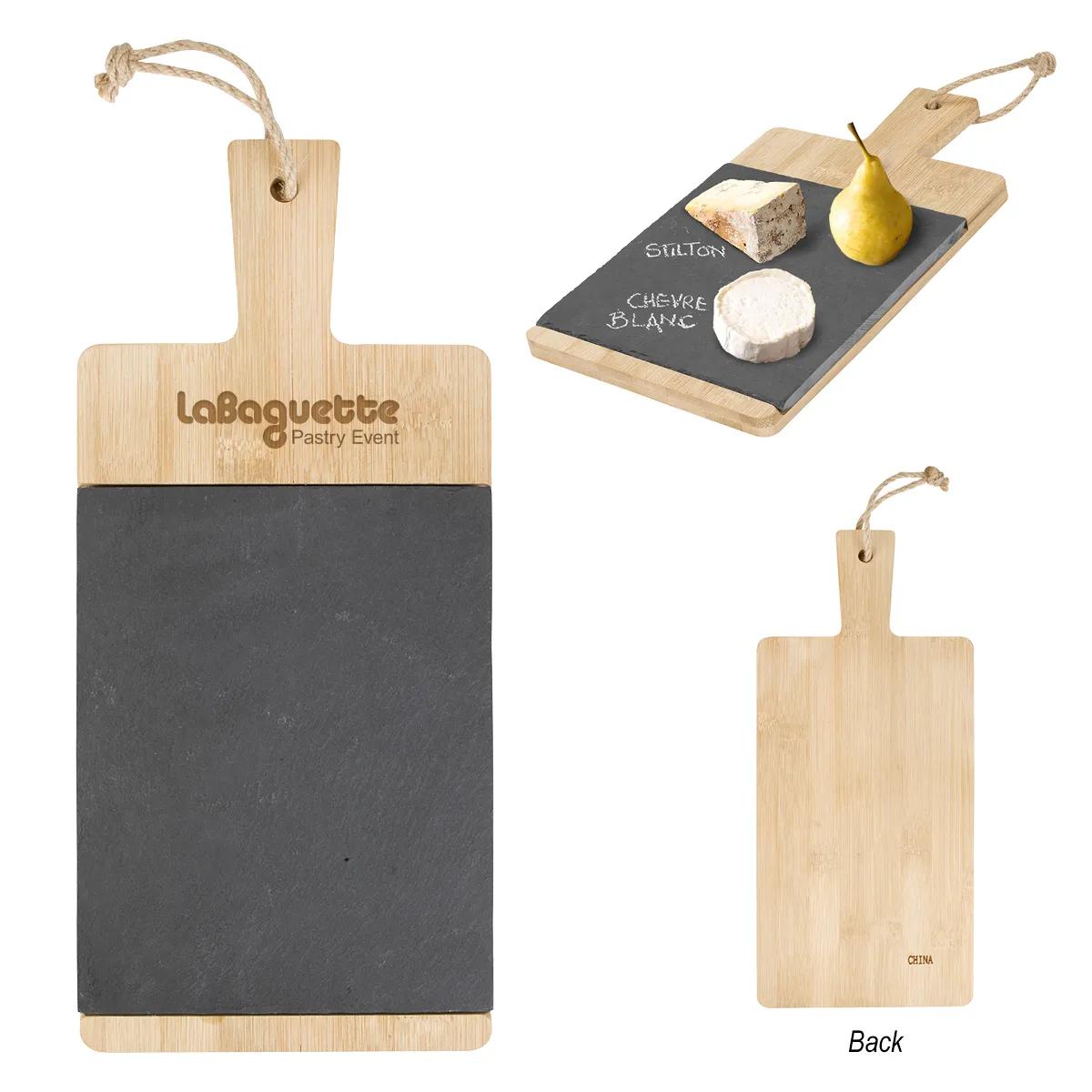 Bamboo & Slate Charcuterie Cutting Board 1 of 2