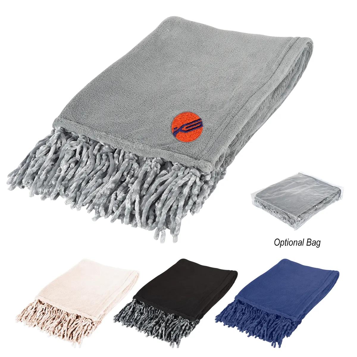 Chateau Chenille Fringed Blanket 3 of 5