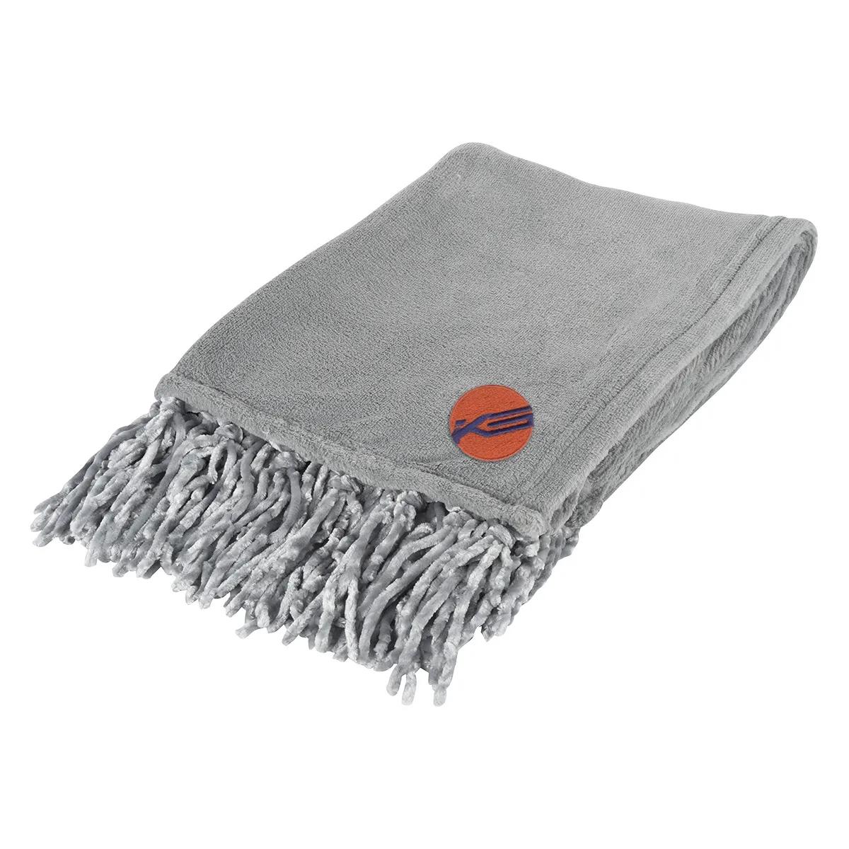 Chateau Chenille Fringed Blanket 2 of 5