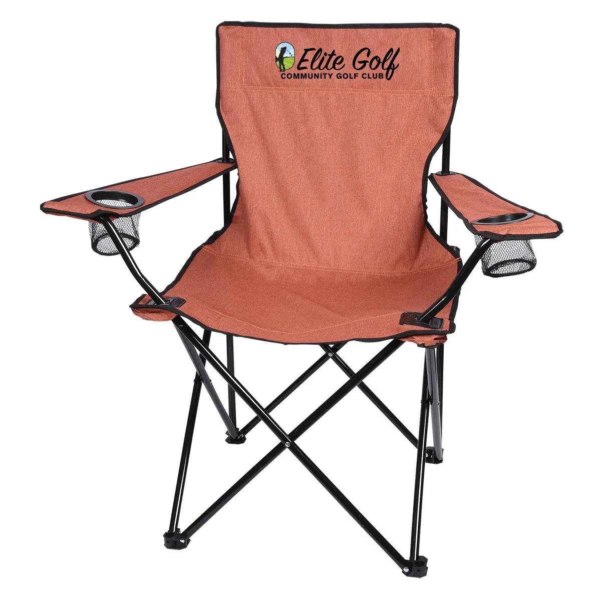 Heathered Folding Chair With Carrying Bag 6 of 6