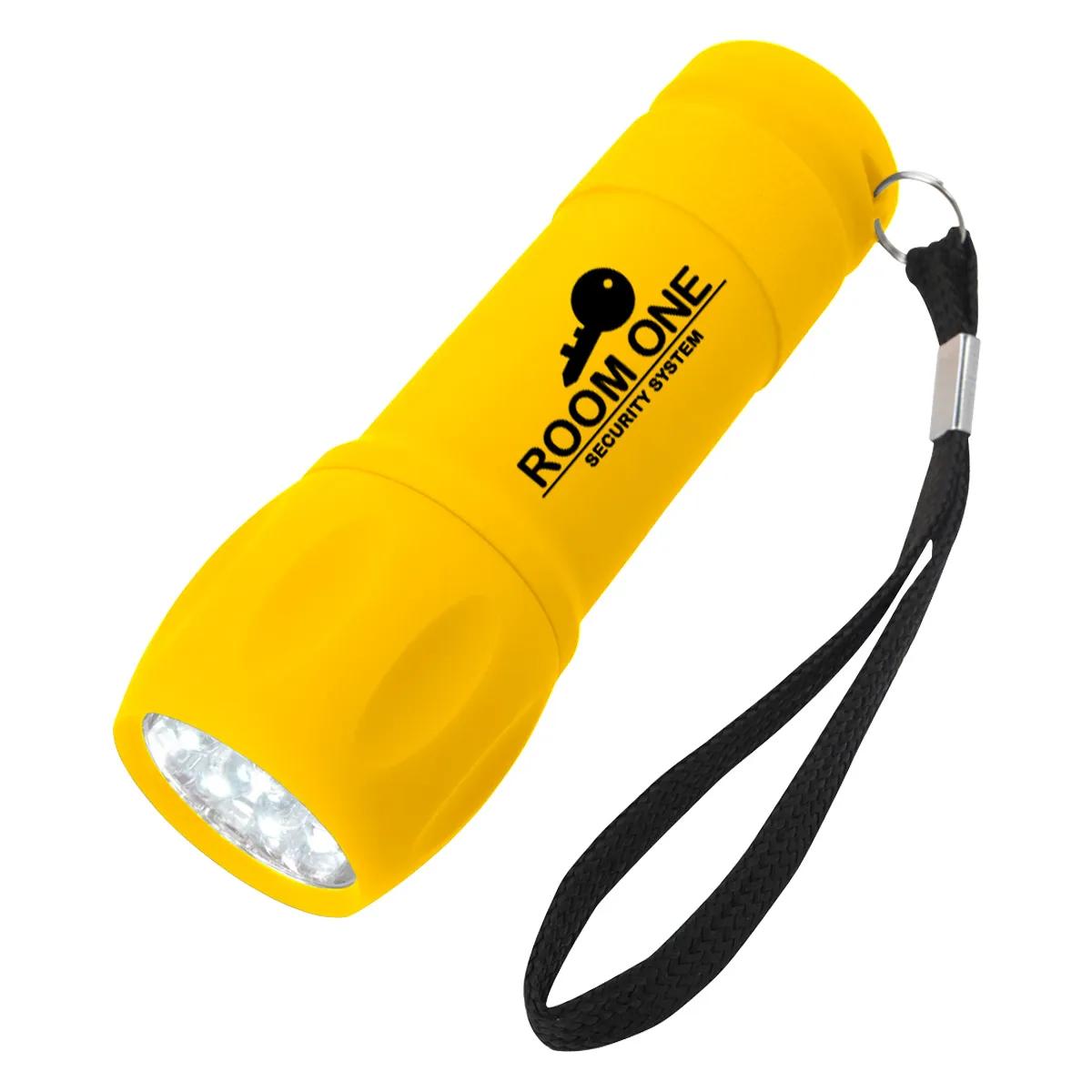 Rubberized Torch Light With Strap 5 of 6