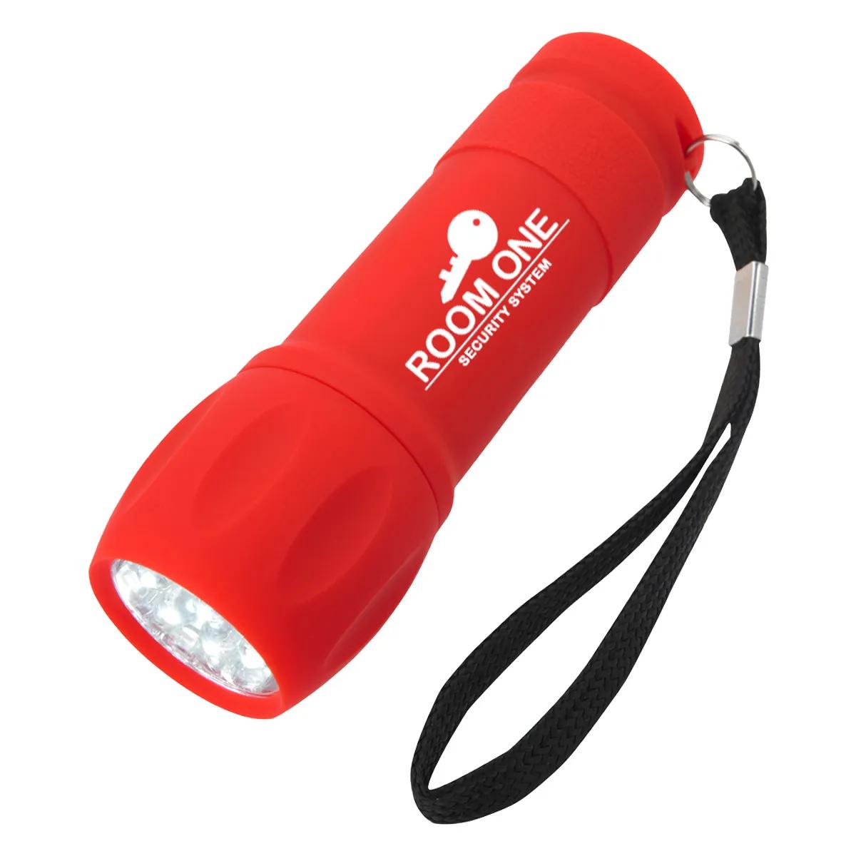 Rubberized Torch Light With Strap 4 of 6