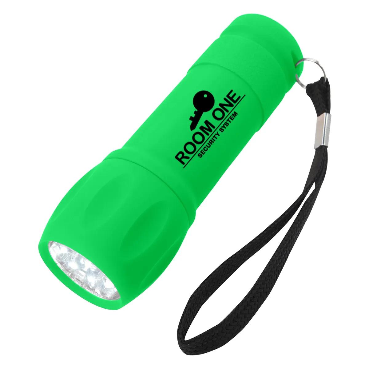 Rubberized Torch Light With Strap 3 of 6