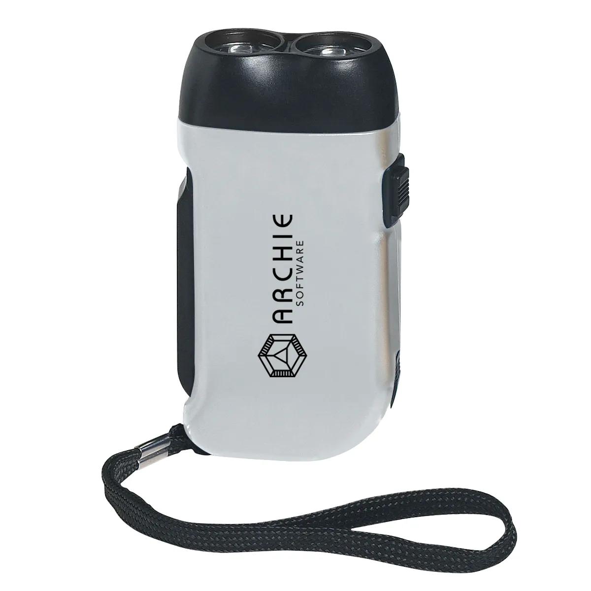 Hand Squeeze Flashlight With Wrist Strap 2 of 3