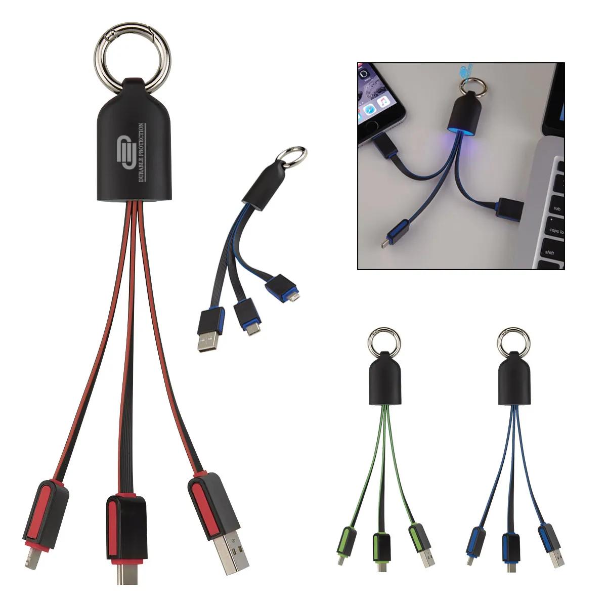 3-In-1 Light Up Charging Cables 3 of 3