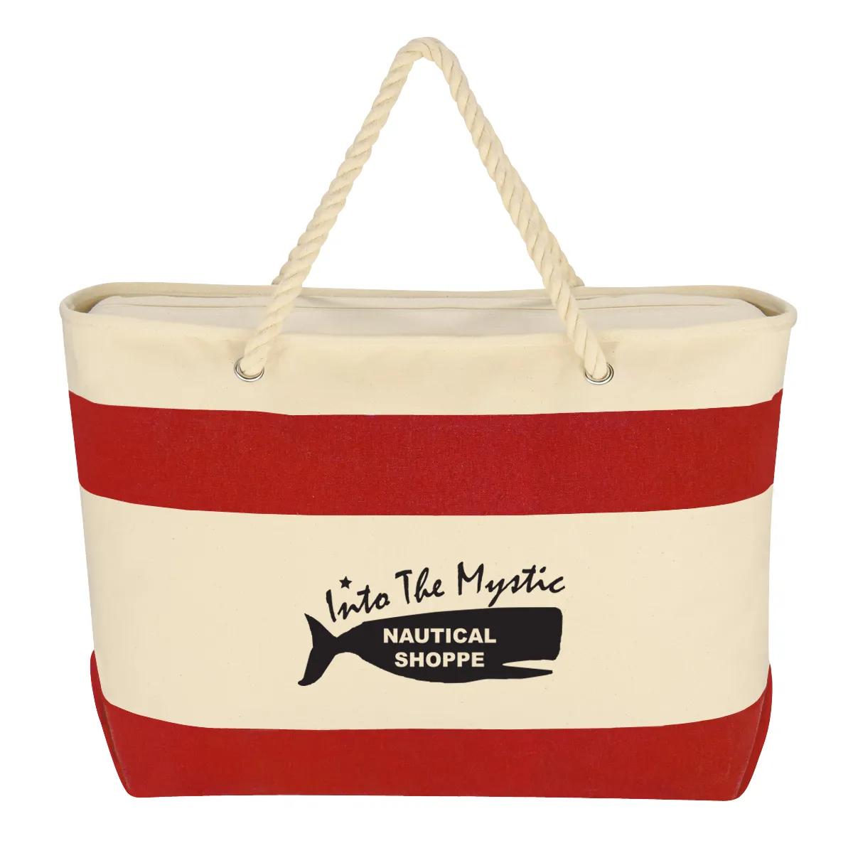 Large Cruising Tote Bag With Rope Handles 3 of 3