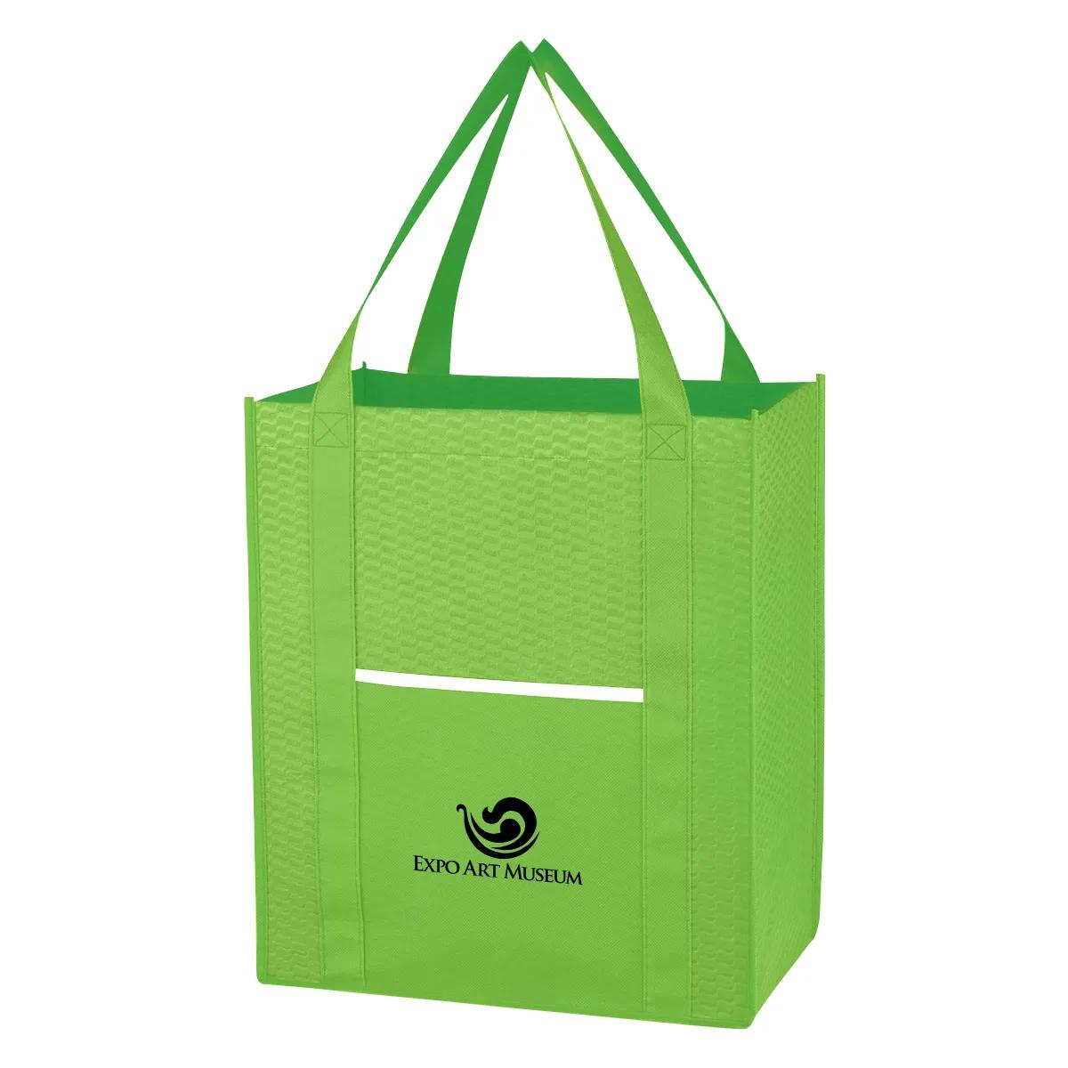 Non-Woven Wave Shopper Tote Bag 3 of 7