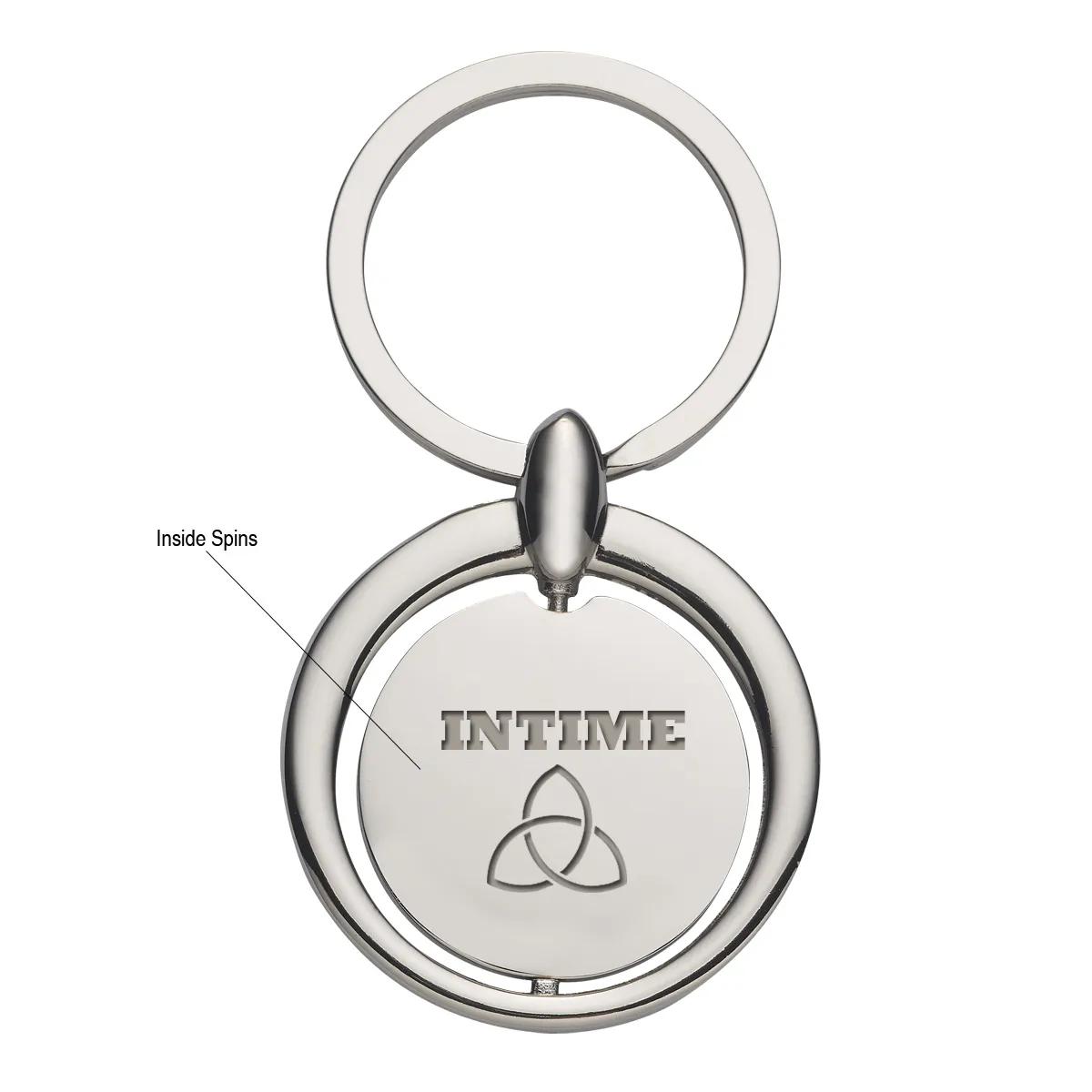 Circular Metal Key Tag