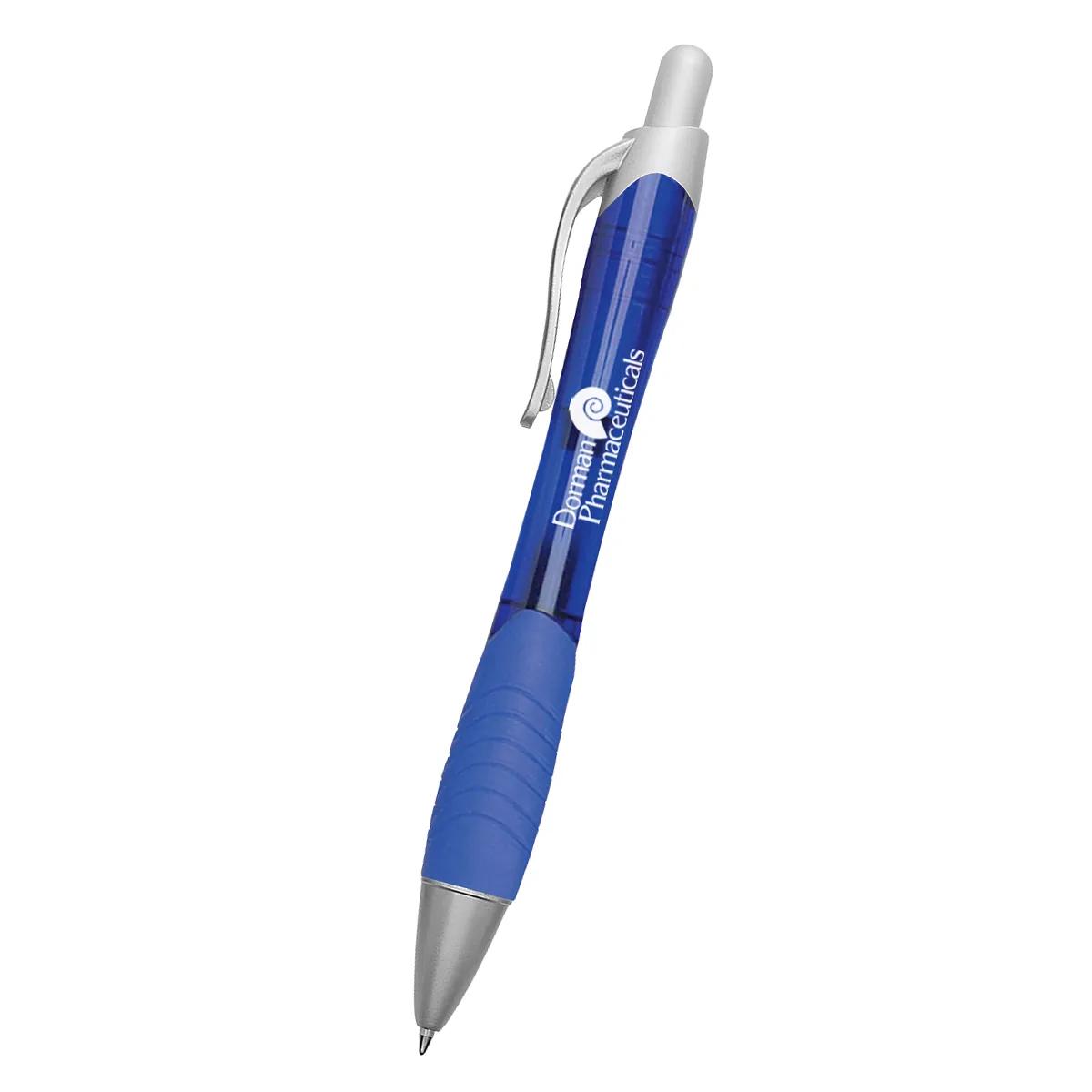 Rio Ballpoint Pen With Contoured Rubber Grip 3 of 8