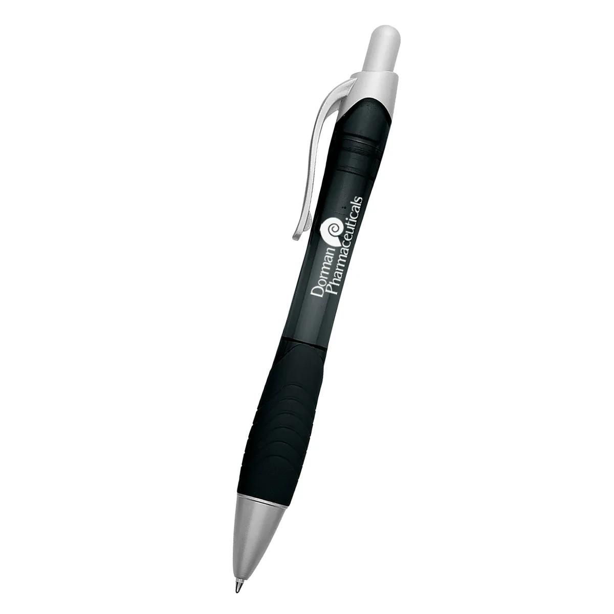 Rio Ballpoint Pen With Contoured Rubber Grip 2 of 8