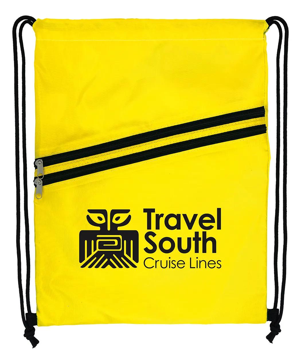 Neon Multi-Zippered Drawstring Backpack 13 of 27