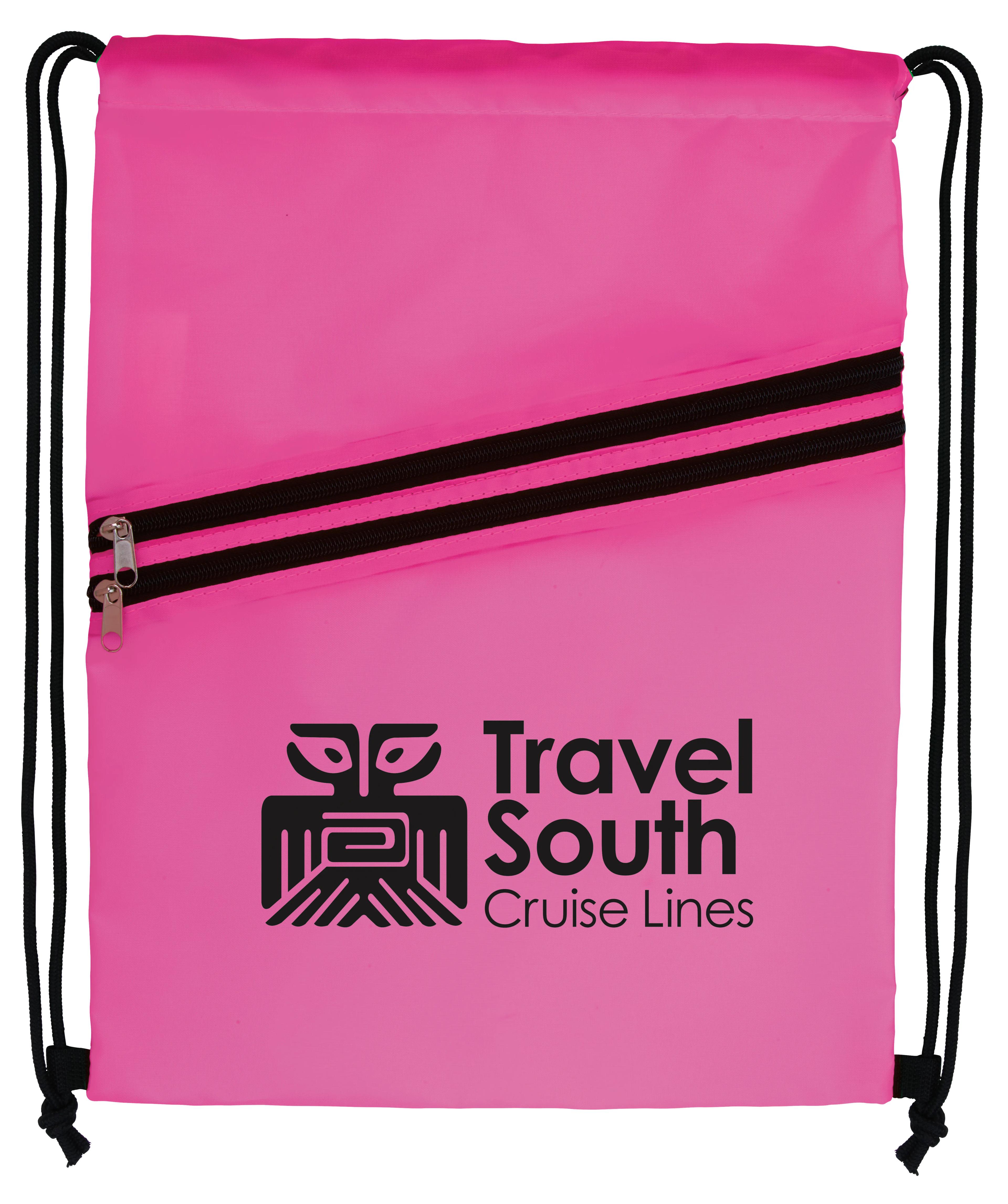 Neon Multi-Zippered Drawstring Backpack 20 of 27