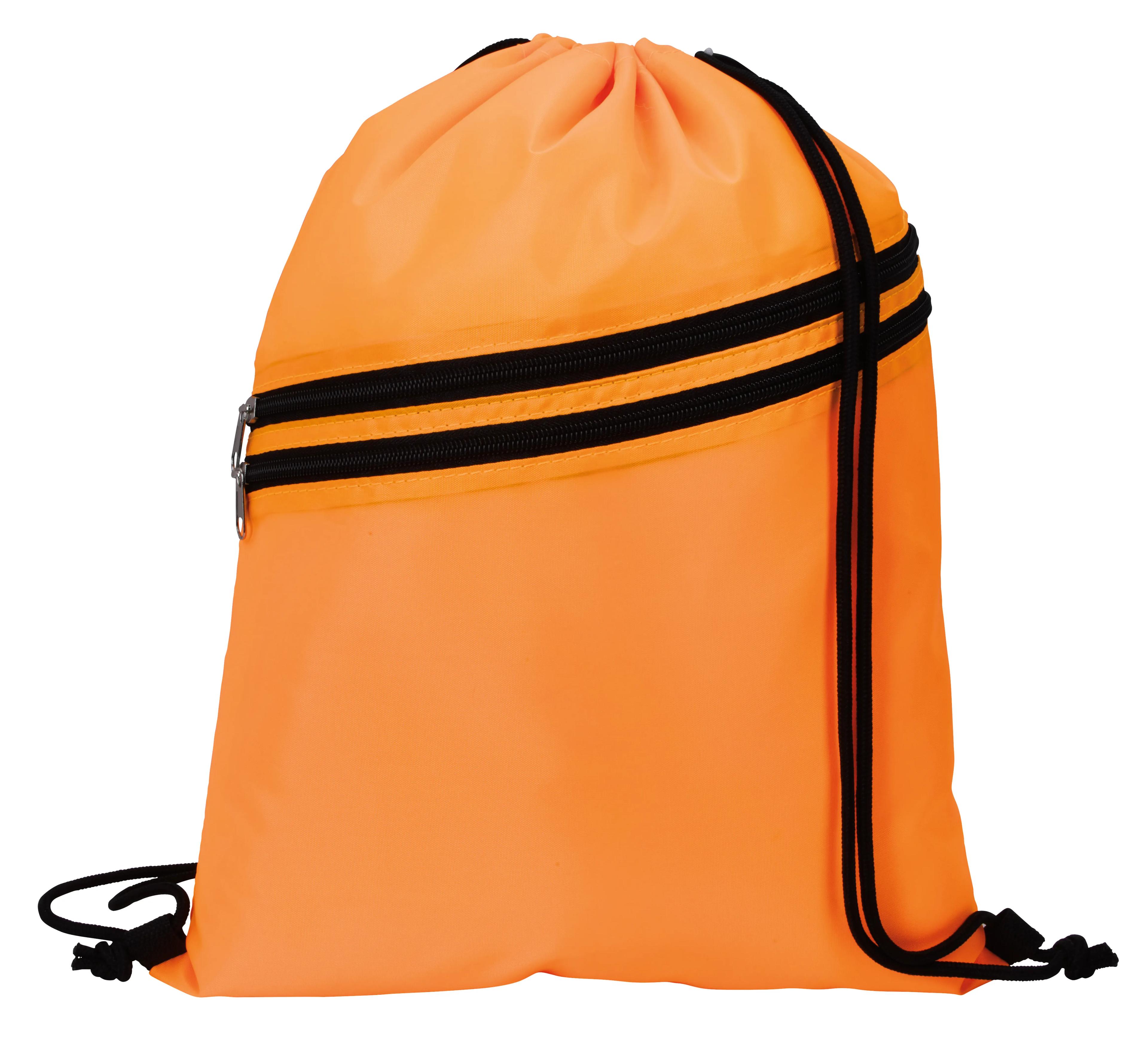 Neon Multi-Zippered Drawstring Backpack 27 of 27