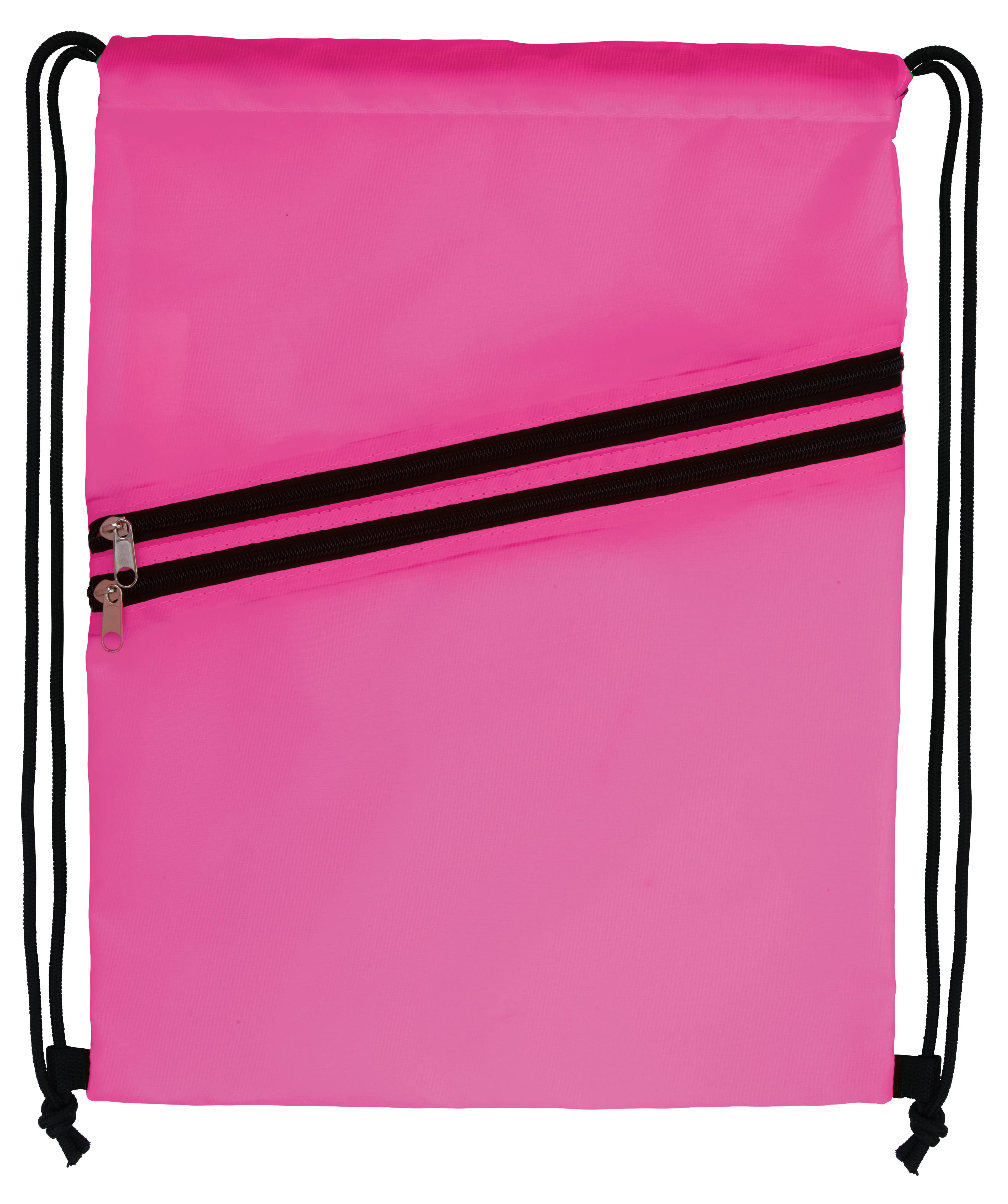 Neon Multi-Zippered Drawstring Backpack 18 of 27