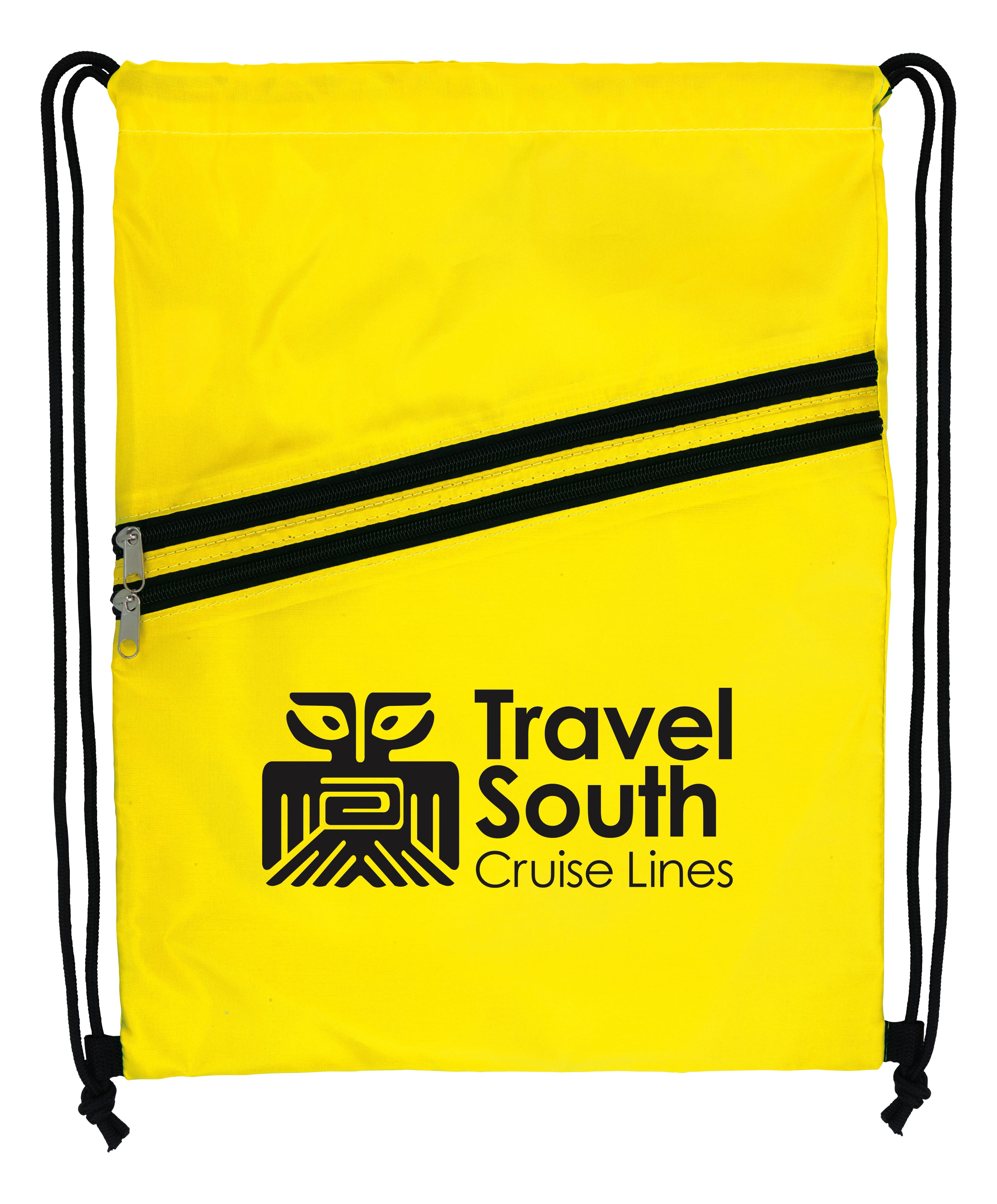 Neon Multi-Zippered Drawstring Backpack 22 of 27