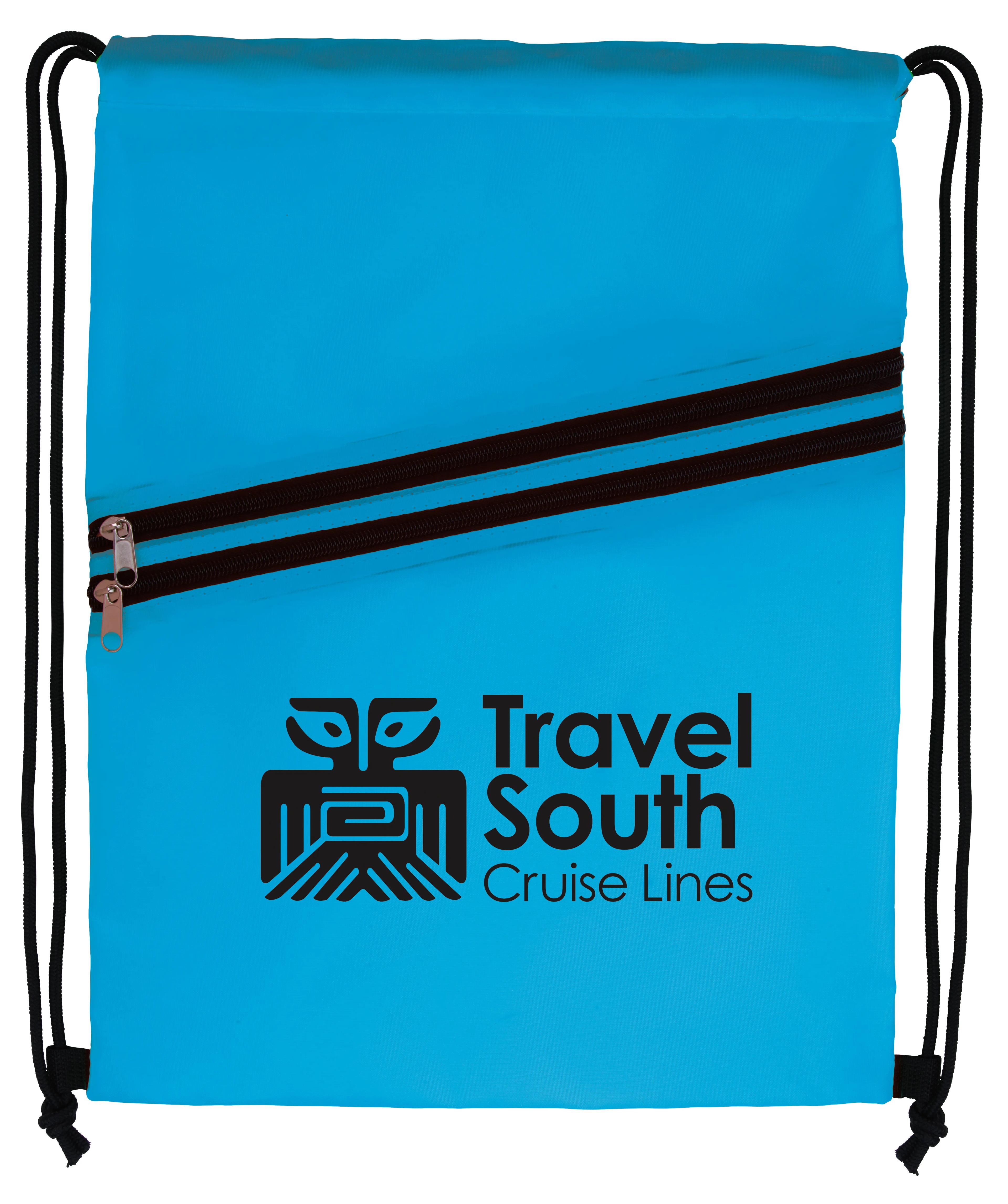 Neon Multi-Zippered Drawstring Backpack 23 of 27