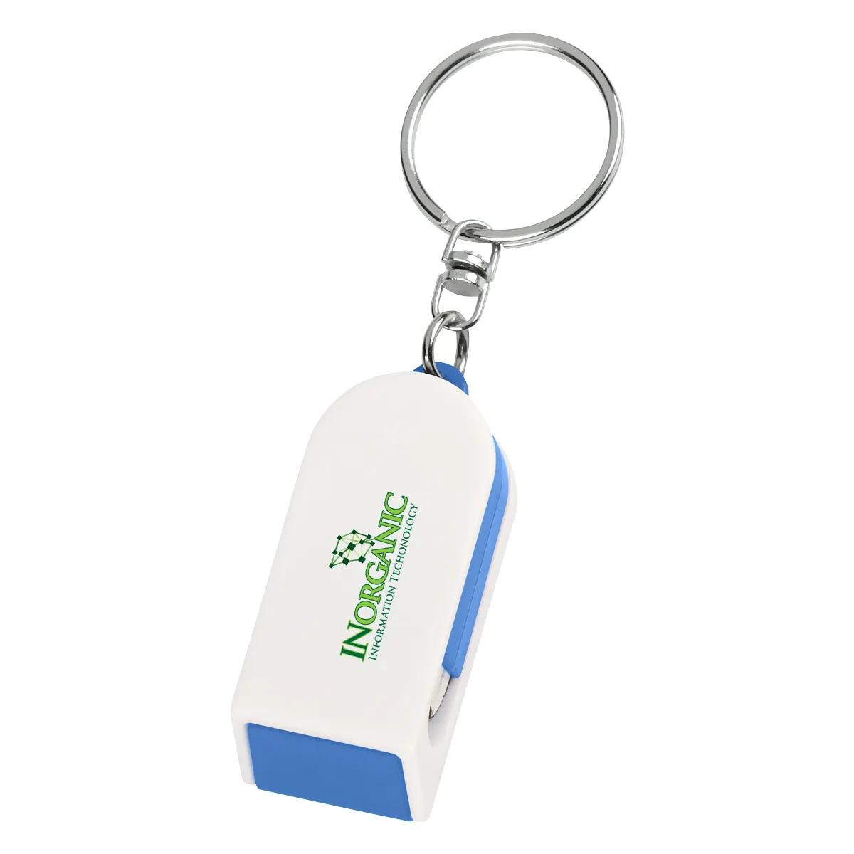 Phone Stand And Screen Cleaner Combo Key Chain 3 of 6