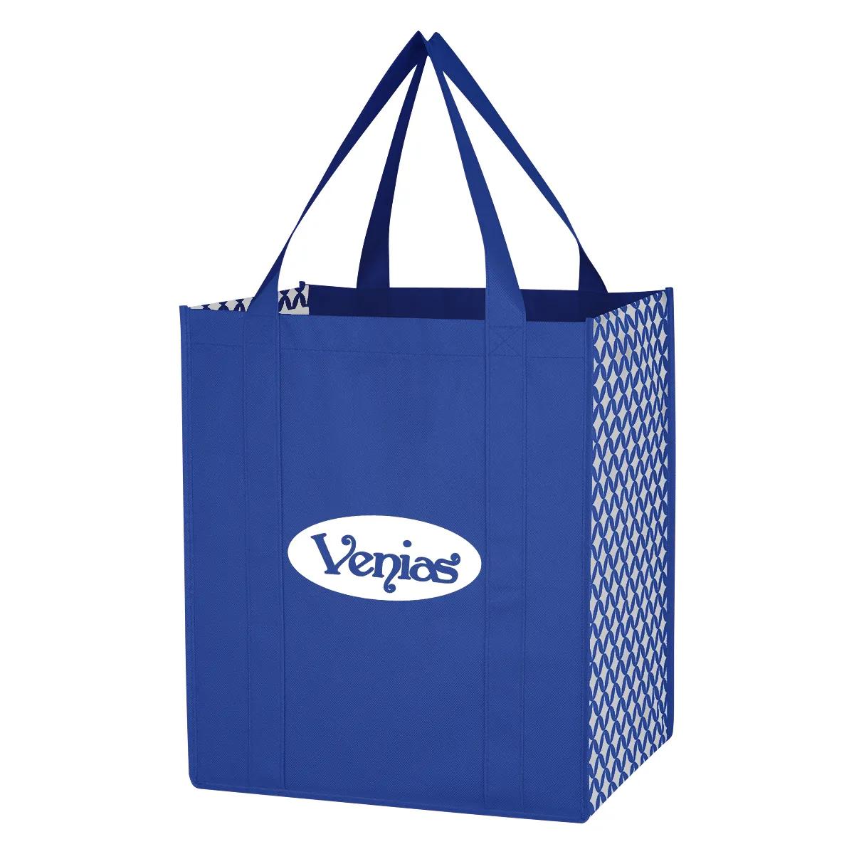 Non-Woven Curved Diamond Tote Bag 4 of 4