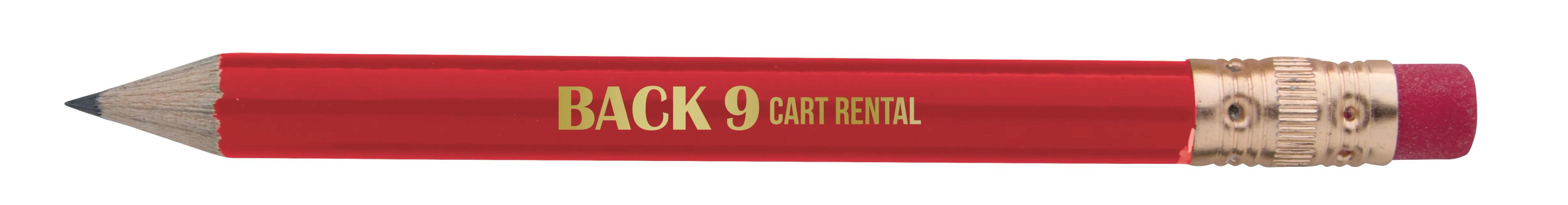Round Golf Pencil with Eraser 11 of 13