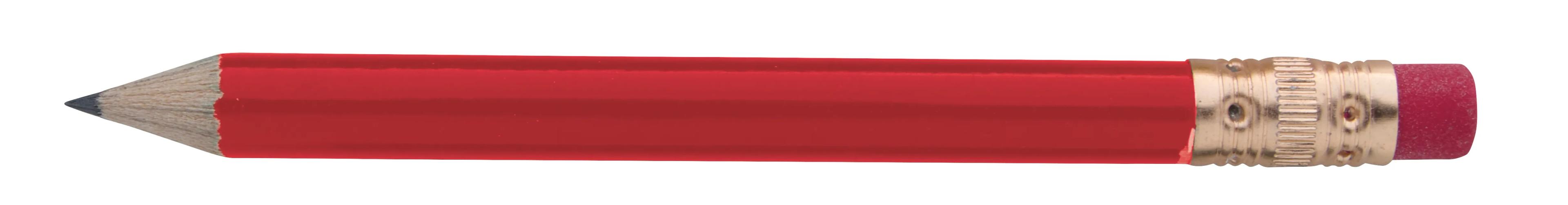 Round Golf Pencil with Eraser 3 of 13