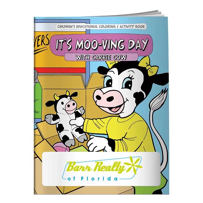 Coloring Book: It's Moo-ving Day 3 of 4