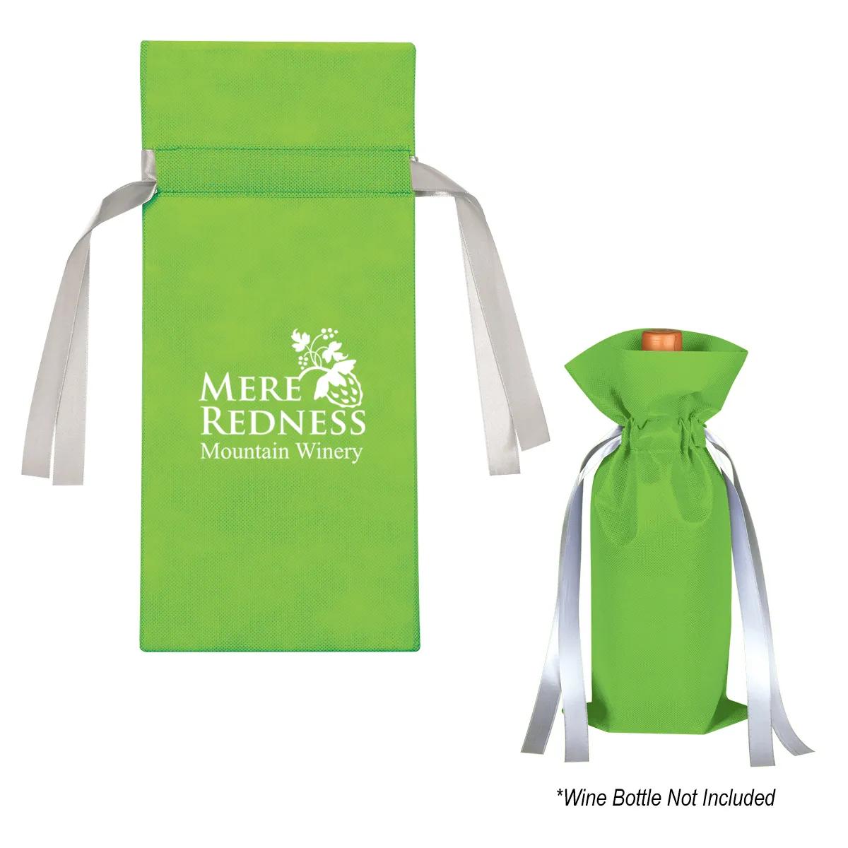 Wine Bottle Non-Woven Gift Bag 2 of 4