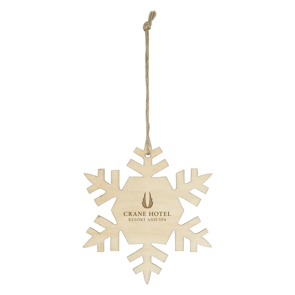 Wood Ornament - Snowflake 1 of 1