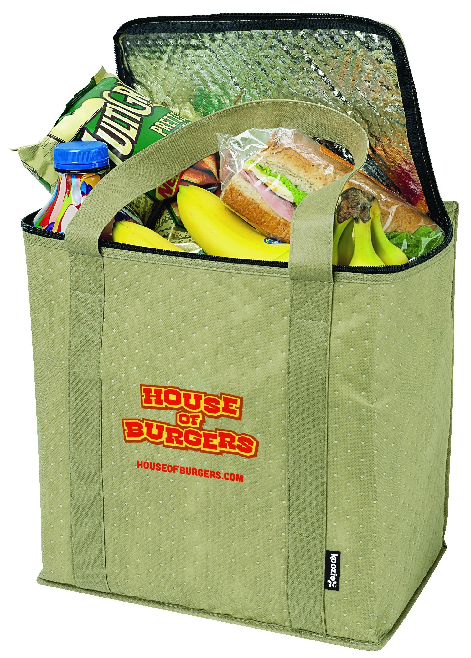 Koozie® Zippered Insulated Grocery Tote 11 of 23