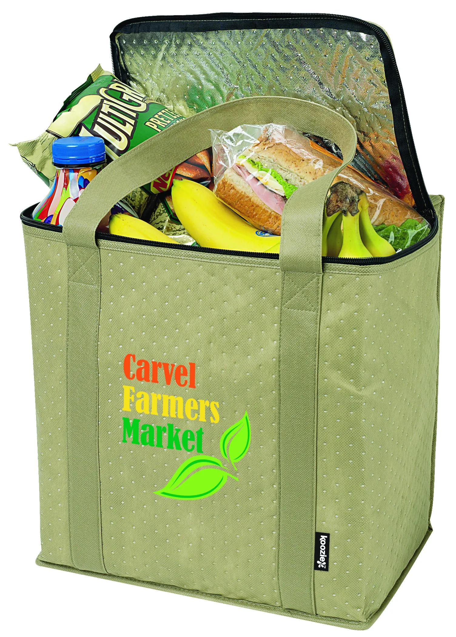 Koozie® Zippered Insulated Grocery Tote 14 of 23