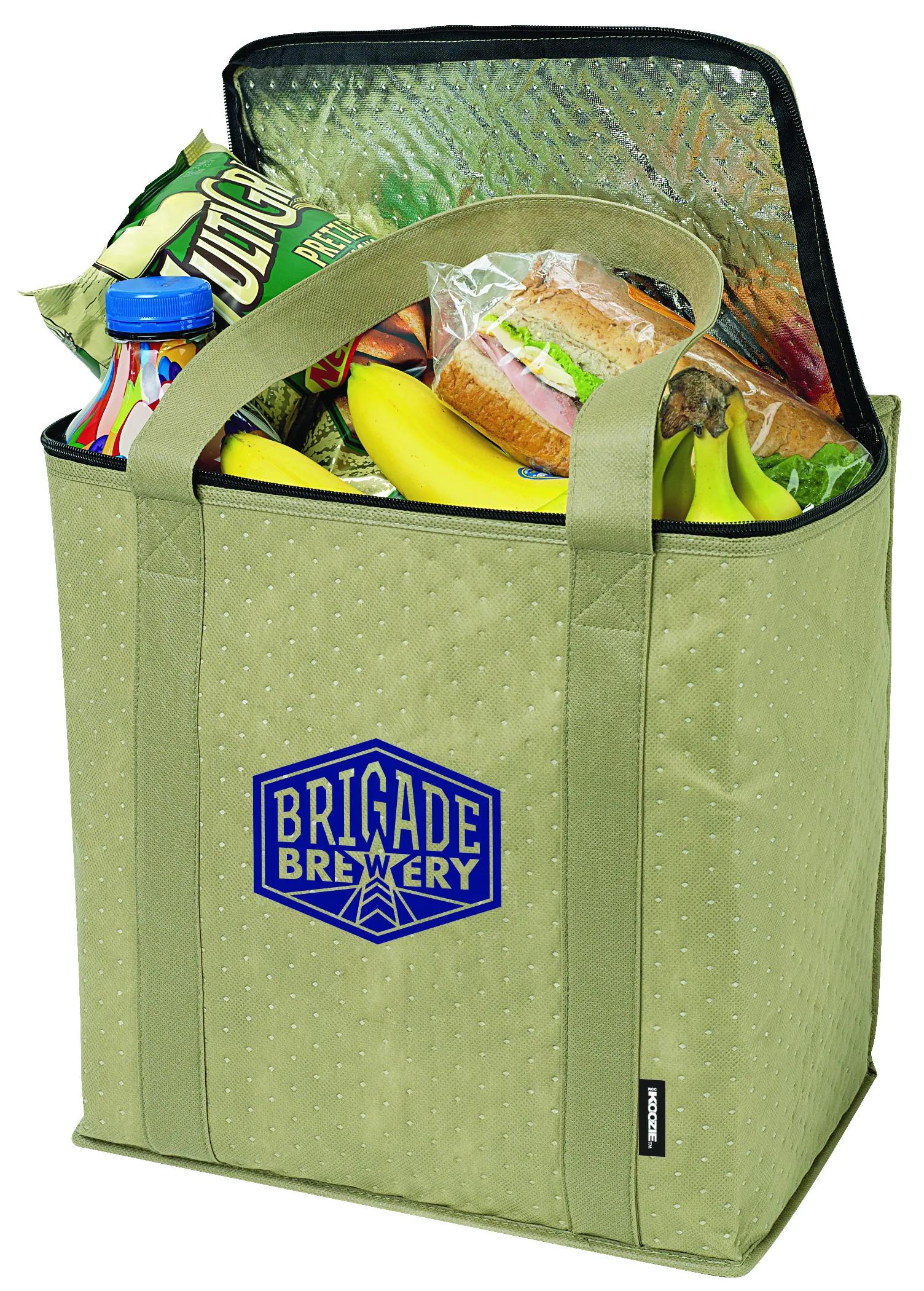 Koozie® Zippered Insulated Grocery Tote 12 of 23