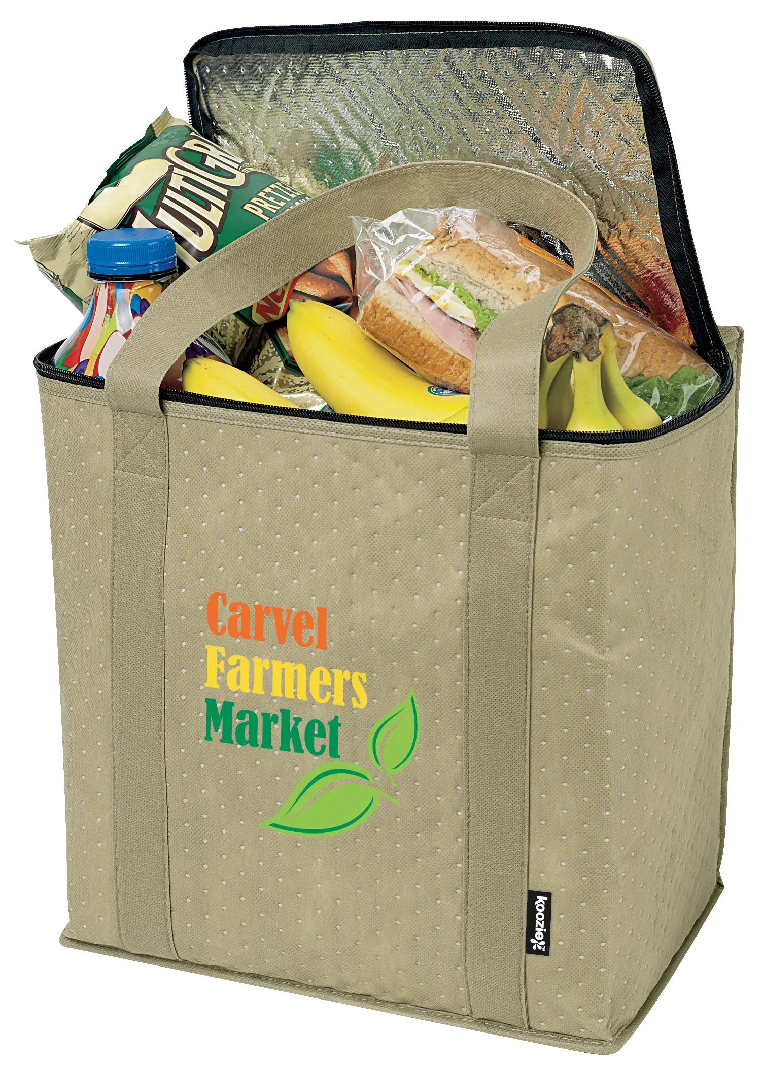 Koozie® Zippered Insulated Grocery Tote 3 of 23