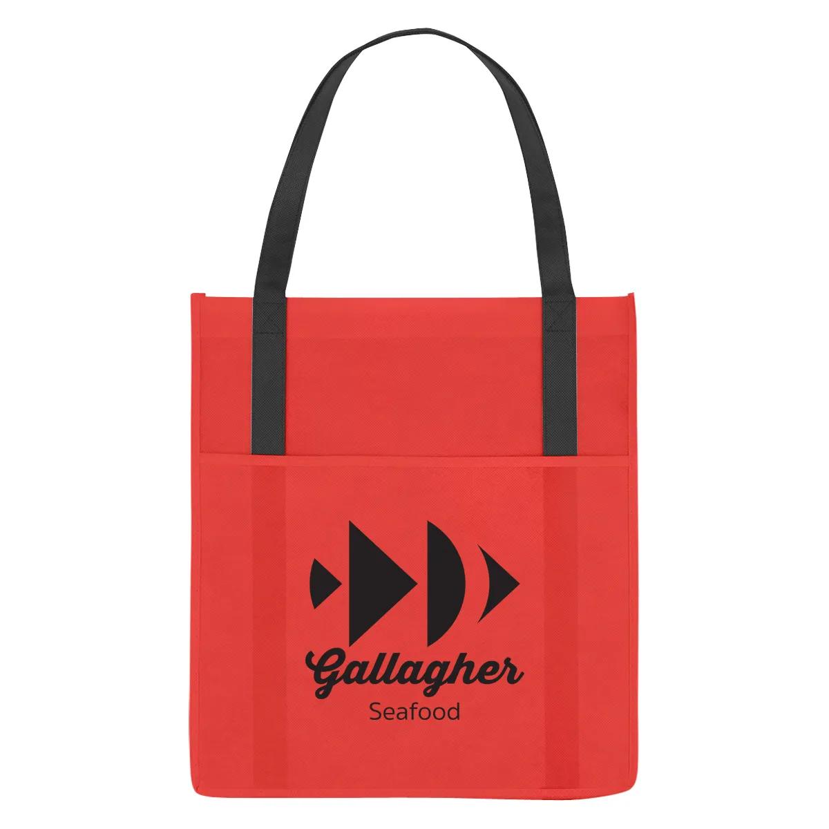 Non-Woven Shopper's Pocket Tote Bag 4 of 6